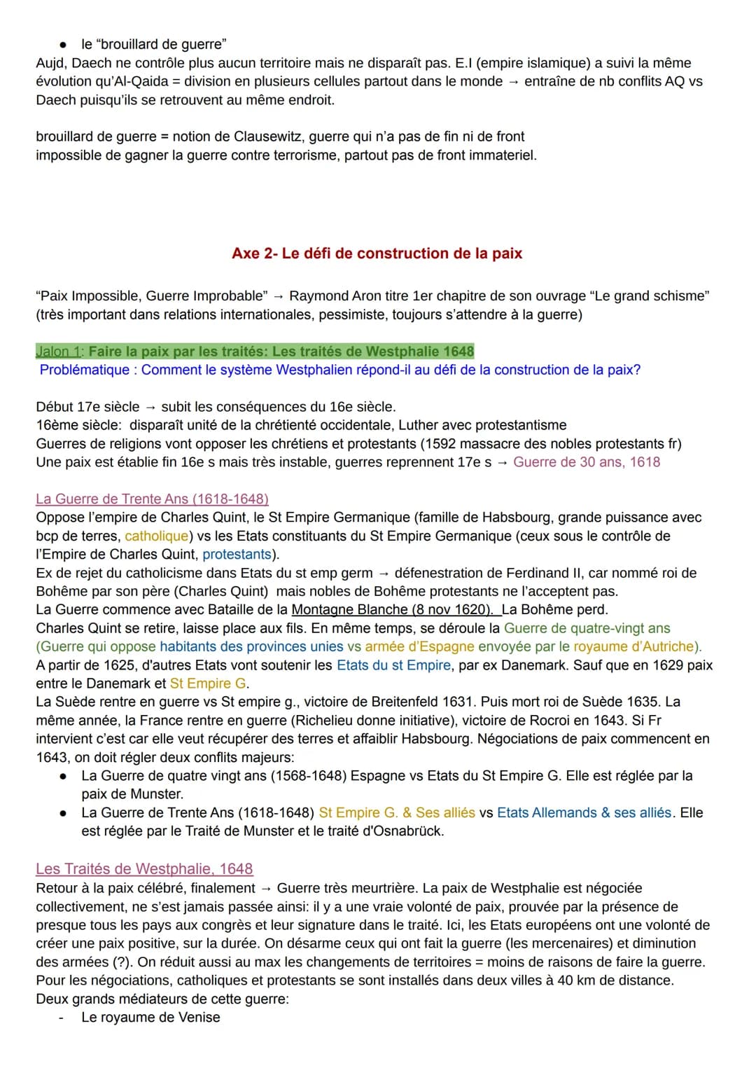 # HGGSP: Thème 1
2021-2022
# Faire la Guerre, Faire la Paix
formes de conflits et modes de résolution
Introduction: Formes de conflits et