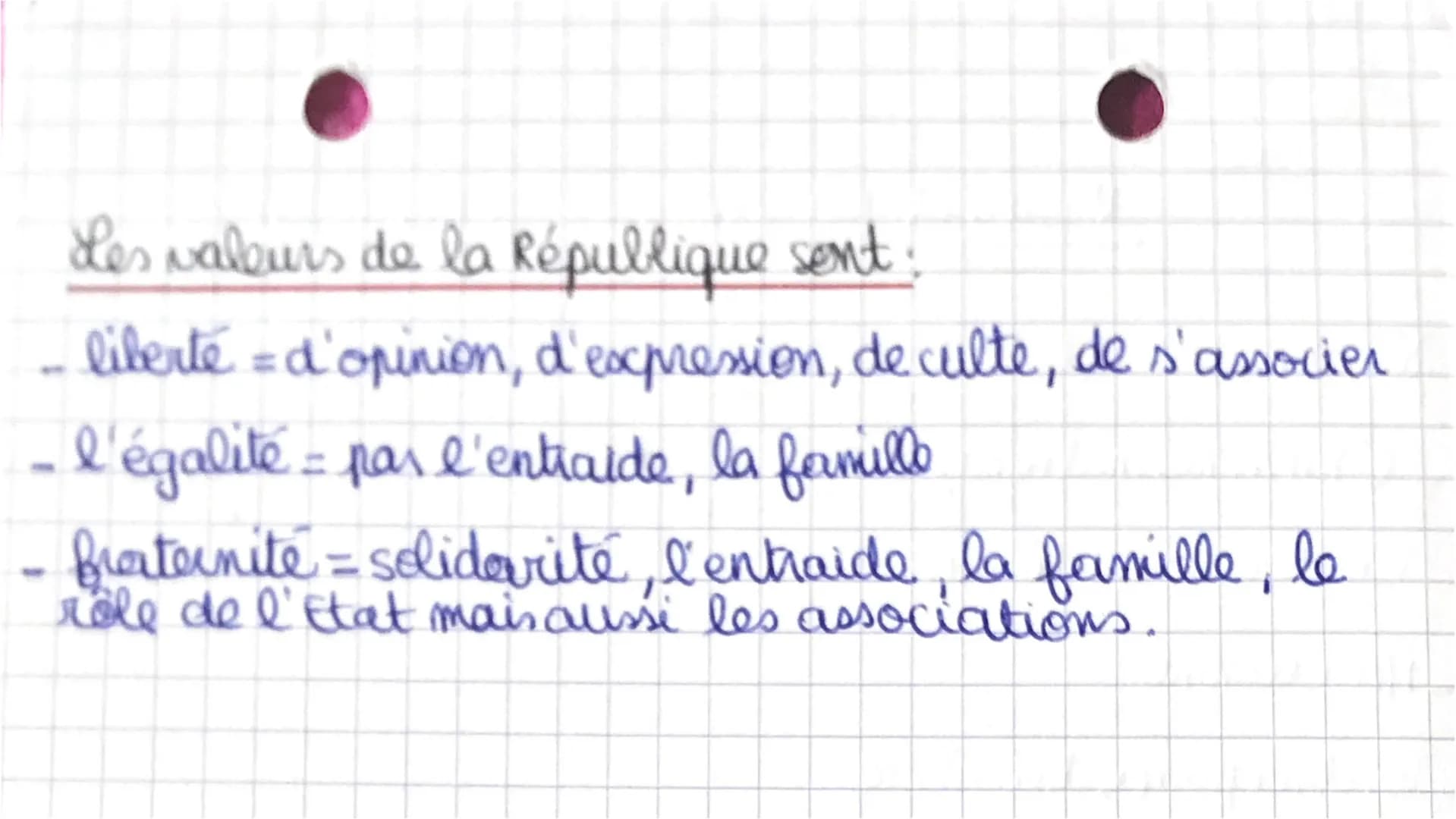 EMC
3 em
Unlaun et principes de la République
Los symboles de la Republique:
- l'hymne national
- la devise nationale
- Harianne
- le