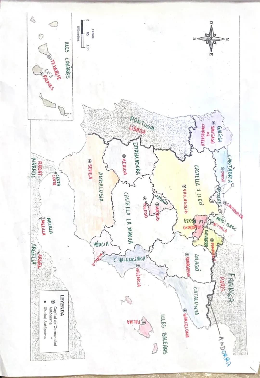 ♡
SANTANDER
PATS BASC
VITORIA
E
GALICIA
SANTIAGO
DE
COMPOSTELA
CANTABRIA
@OVEDO
ASTURIES
CASTELLA I LLEÓ
VALLADOLID
Escola
65
Kilómetros
13
