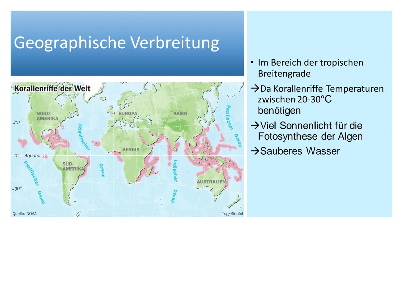 # Ökosystem Korallenriff # Inhaltsverzeichnis
• Allgemeines
• Geographische Verbreitung
• Tiere im Korallenriff
• Symbiose zwischen Zooxant