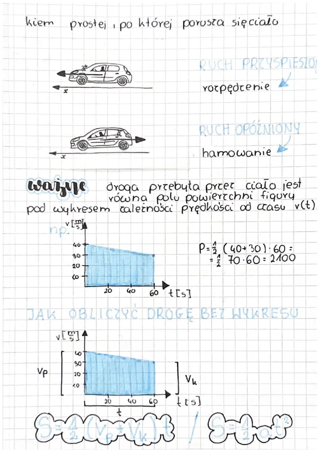 fizyka
przyspieszenie to wielkość określaj-