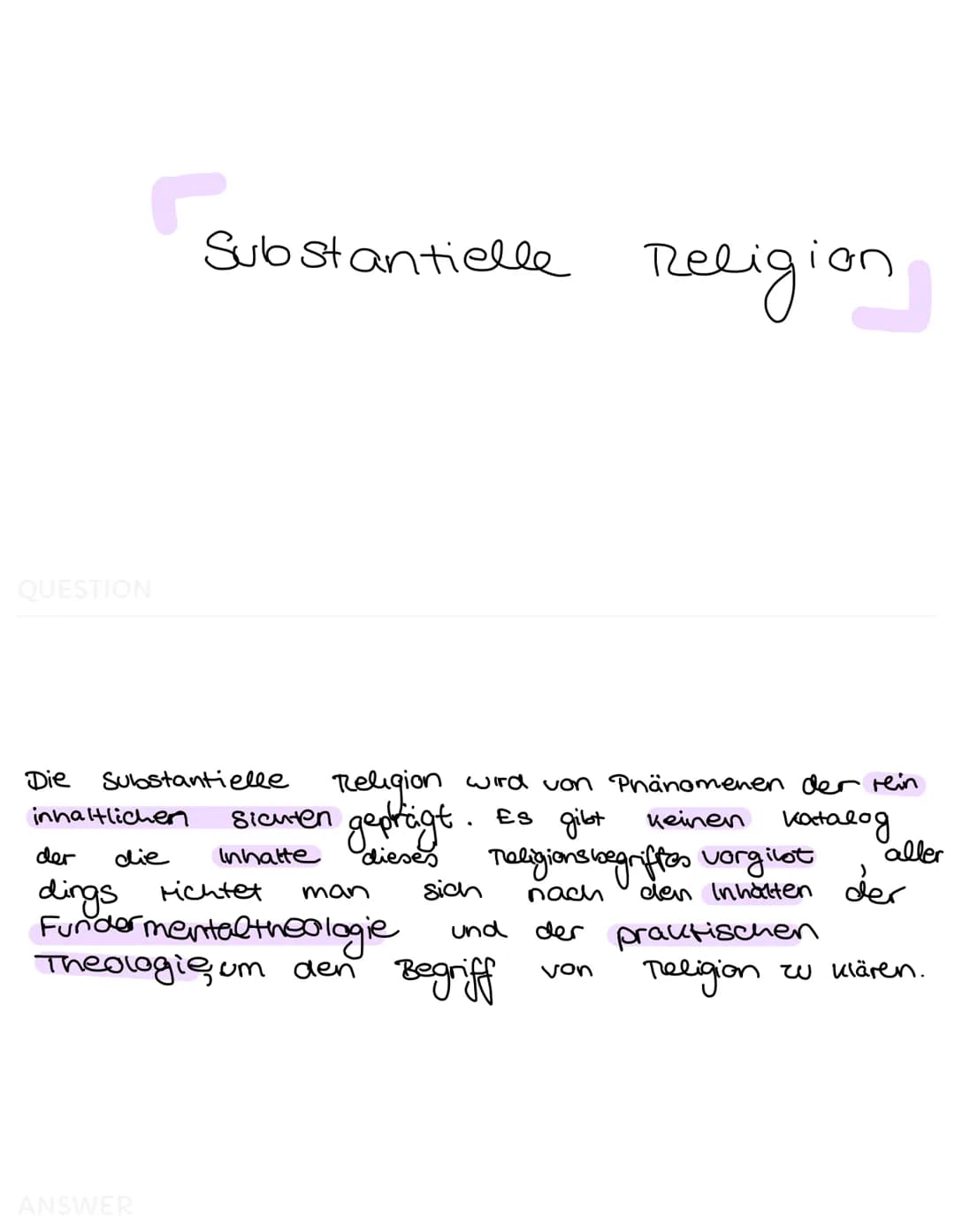 <h2>Funktionale und Substantielle Religion: Ein Unterschied in der Religionsbegriffsbestimmung</h2>
<p>Die explizite Religion beinhaltet die