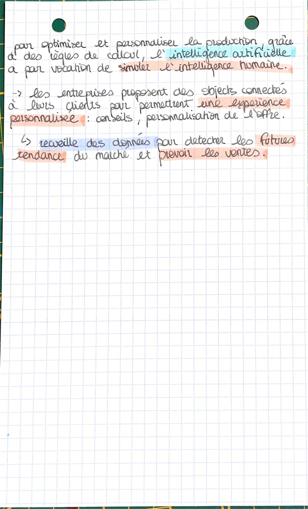 chap 7
Le Role des technologies!
numérique dans la production?
msgn
la transformation digitale du système de
production conciste à integrer