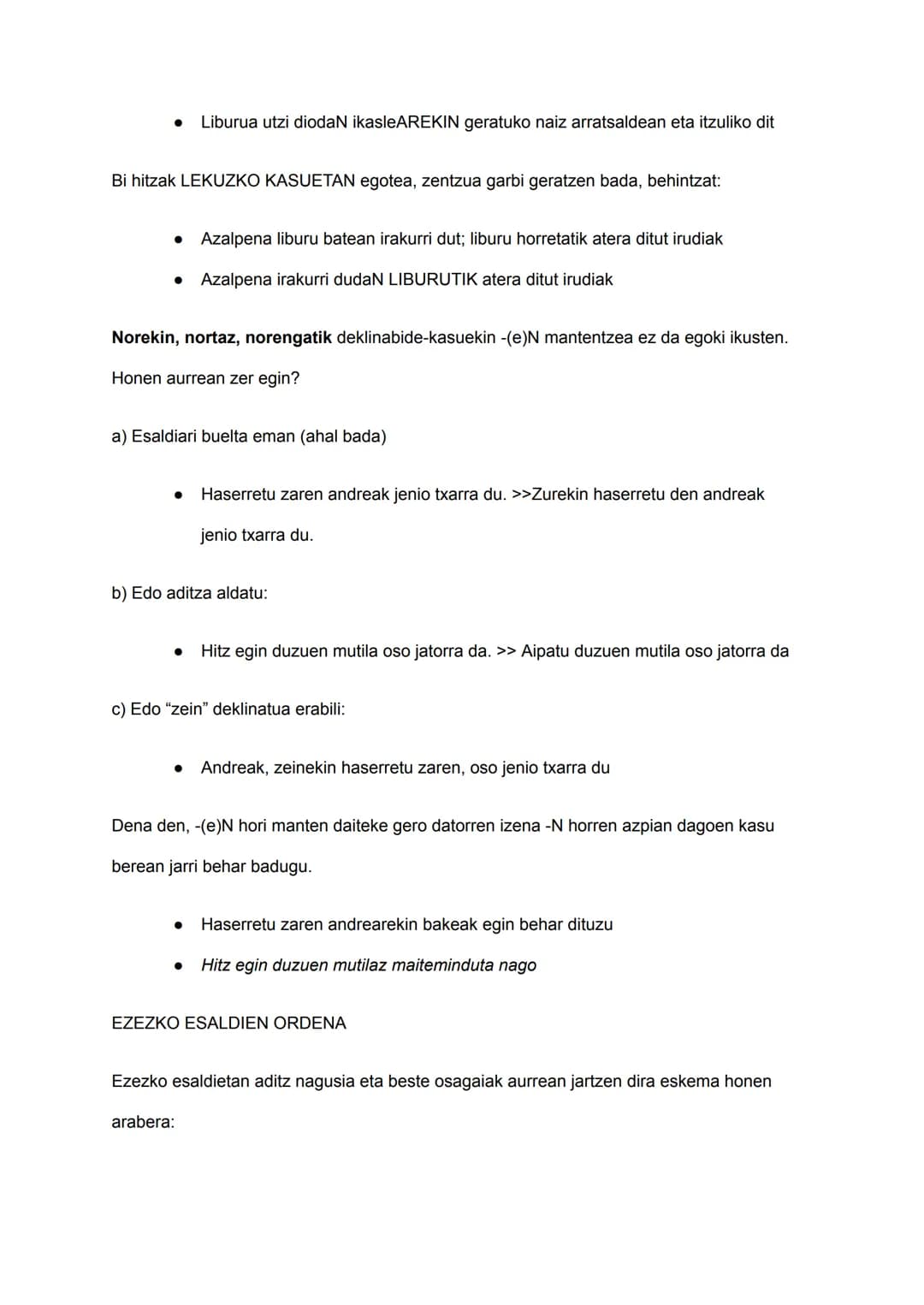 # PERPAUSAK
PERPAUS KONPLETIBOAK
AZALPENAK
-(e)LA > baiezko esaldietan erabiltzen da (perpaus nagusia baiezkoa denean)..
Adib.: Ondo dag