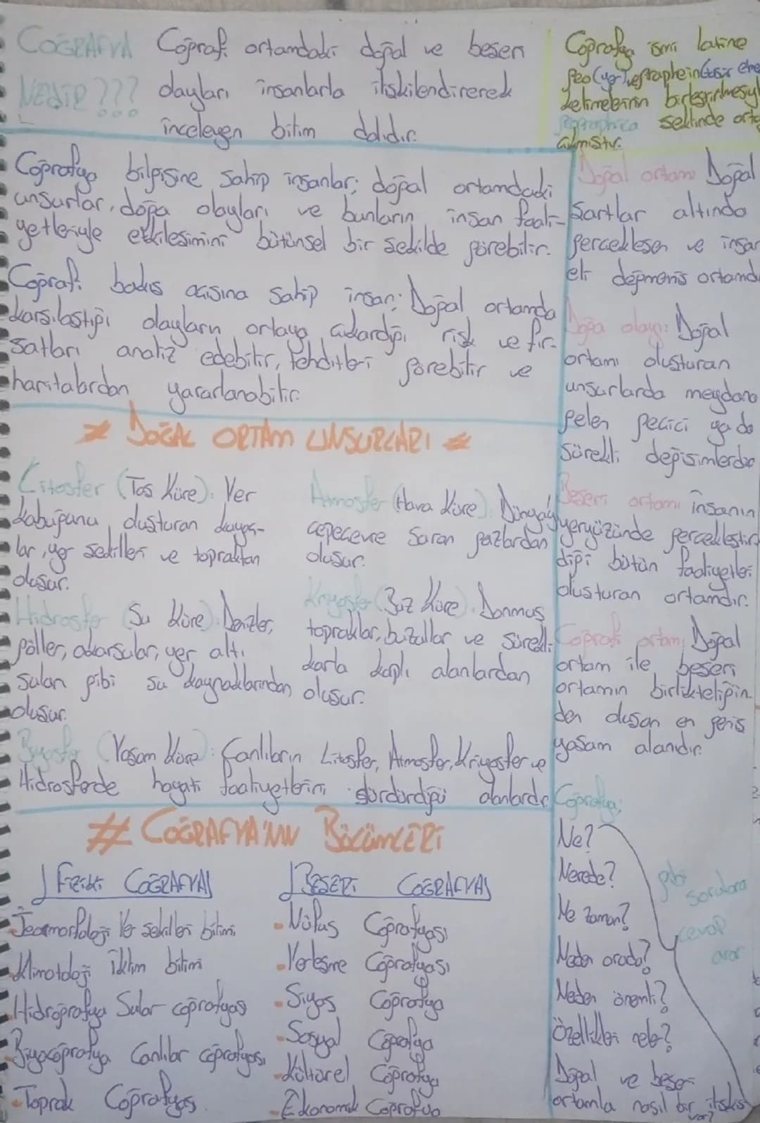 •COGRAFIA Coğraf ortamdaki doğal ve
Nedie??? daylanı insanlarla itakilendirered the timesy
înceleyen bitim dalıdır.
000
Cmistur
besen Copral