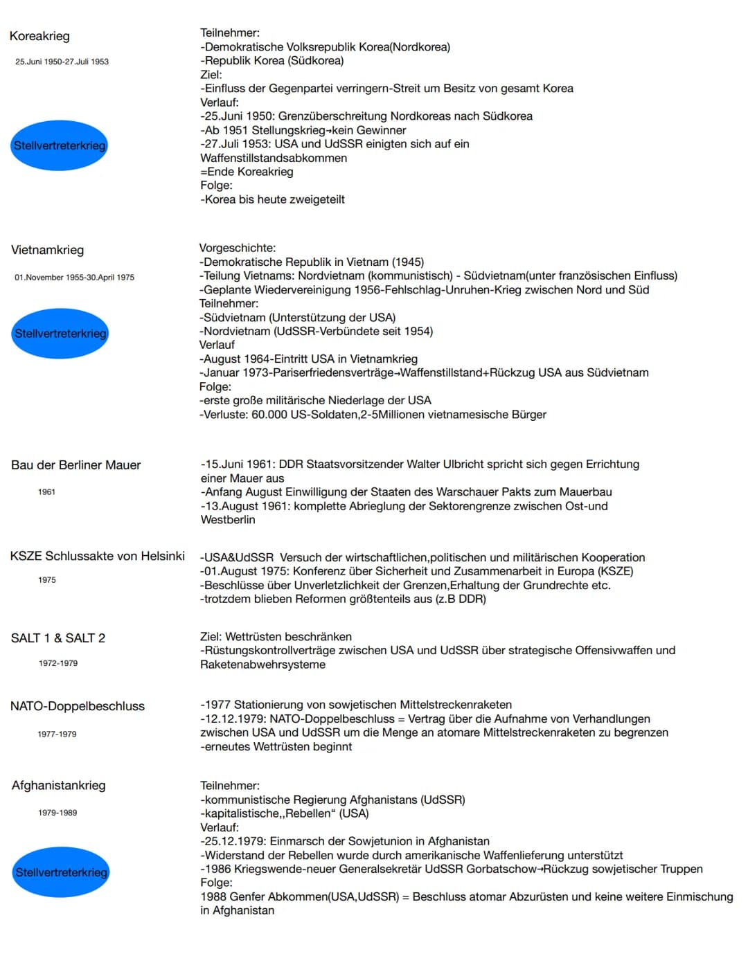Allgemeines:
vs
Kalter Krieg 1947-1991
Erika Michel
Noah Götz
Geschichte Bernecker
12
,,kalter Krieg" - eine Situation mit zwischenstaat