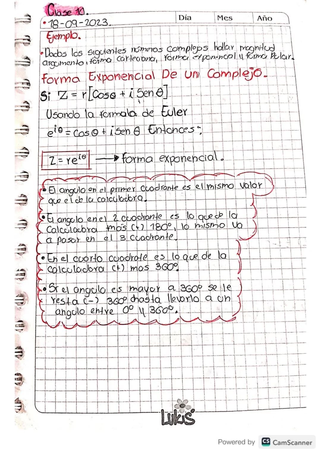 # Clase 9.
Segundo Corte.
Día 13 Mes 09 Año 23
Números Complejos.
• Números imaginarios. Los números imaginatios se
Originan en las raice