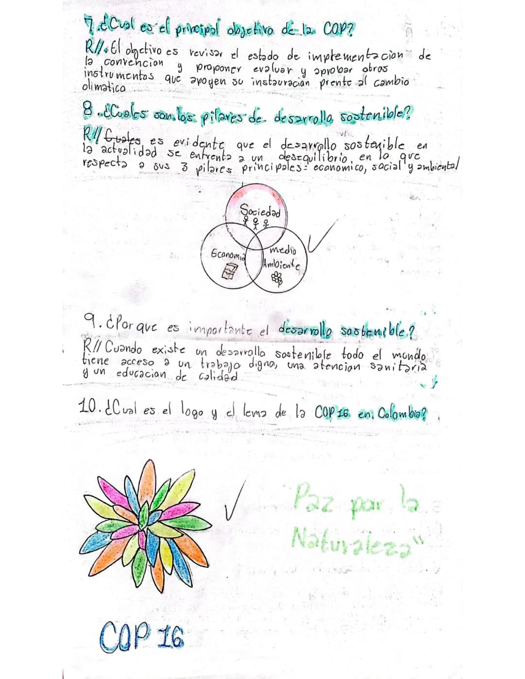 Hanna
Saraj 8
Puentes O
Paucar 3
# Taller COP
1. Que es la Cop?
ATTO
Rill La conferencia de las partes (cop) es Is cumbre anual
que reali