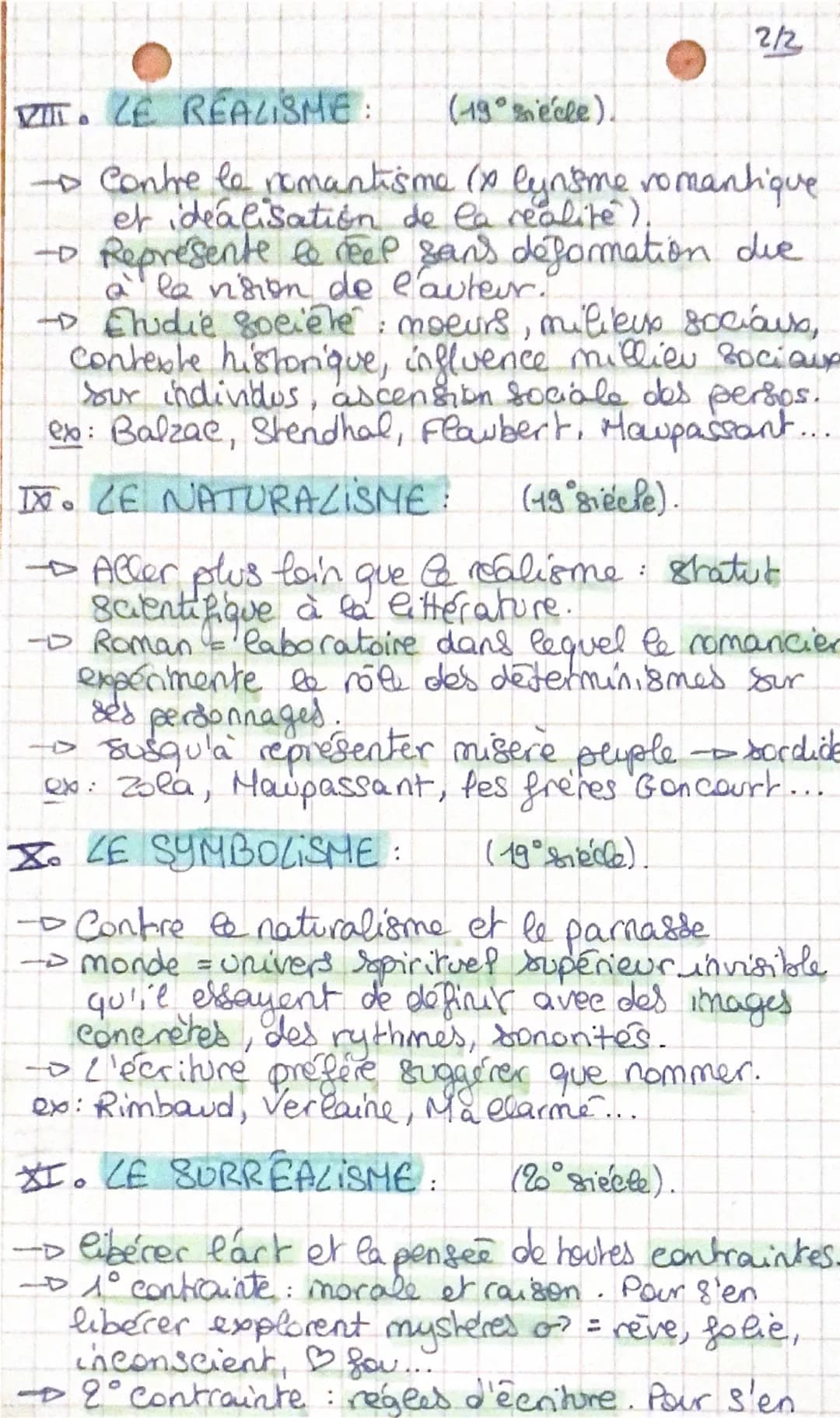 # LES MOUVEMENTS
LITTERAIRES:
To 'HUMANISME: (16°siécte)
→mut culturel europeen.
-D place l'homme au centre de leur reflexion
الله 112