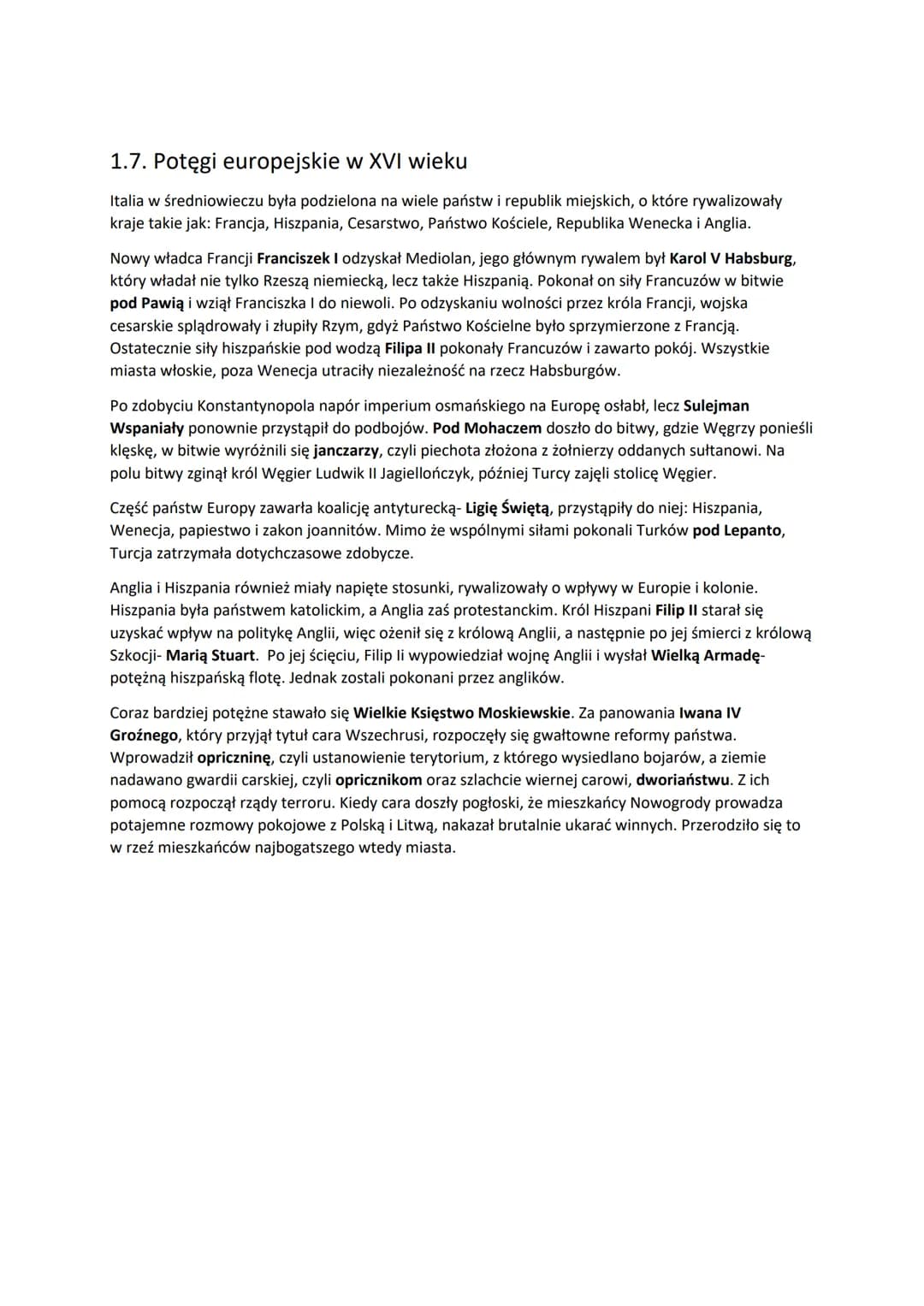 # 1.1 Wielkie odkrycia geograficzne
Przyczyny wypraw: utrudniony handel ze wschodem, w Europie zaczęło brakować surowców
Wyprawy były możli