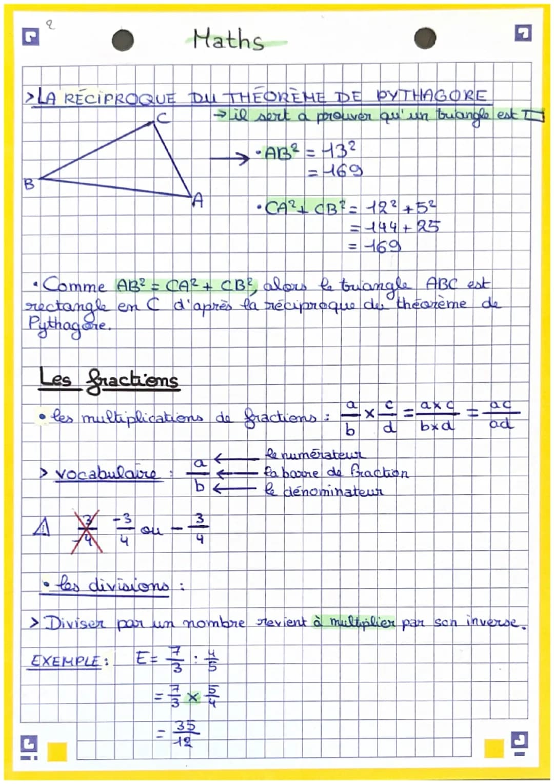 # Maths
Nombres relatifs
5 x 8 =40
fer
Re
Sacteur Sacteur
produit
> de produit de I nombres de même signe est positif.
> Le produit