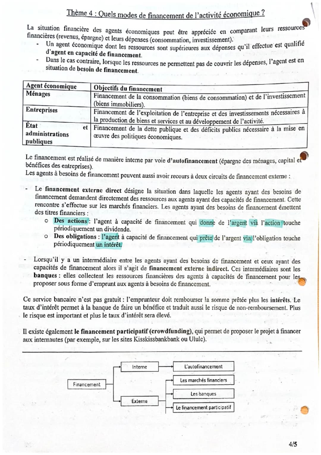 # ECONOMIE: Synthèse du programme de Première
Thème 1: Quelles sont les grandes questions économiques et leurs enjeux actuels?
Un agent éc