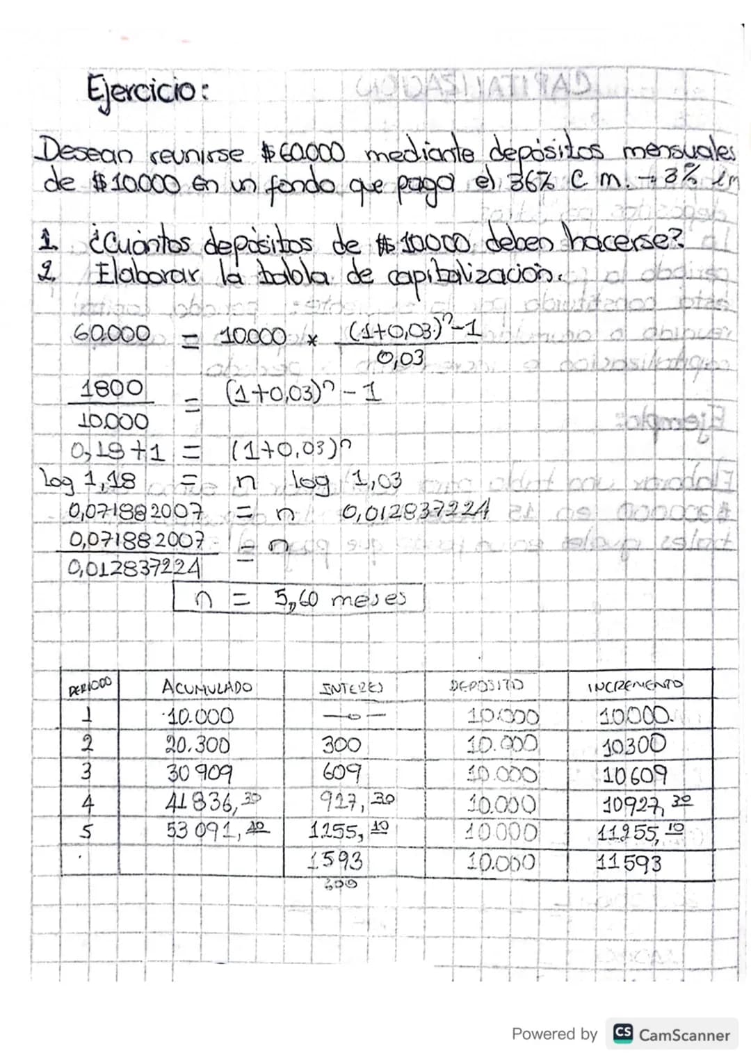 # CAPITALIZACION
Capitalizar significa reunir un capital mediante
depósitos periódicos.
La tabla de capitalización nos muestra periodo a
pe