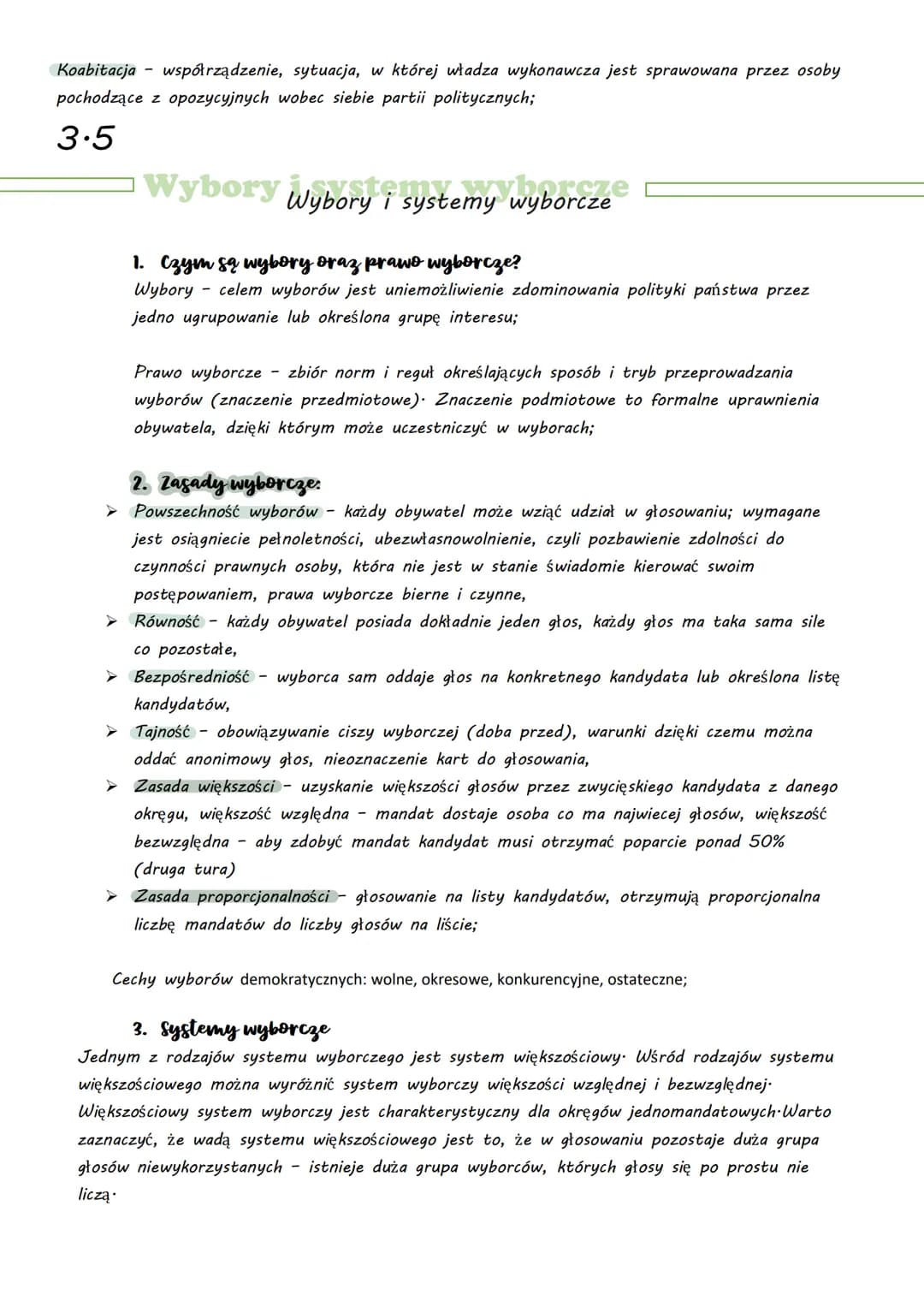 @olunia
# Systemy partyjne i wyborcze
1. Partie polityczne
Partia polityczna - dobrowolna organizacja dążąca do zdobycia lub utrzymania wł