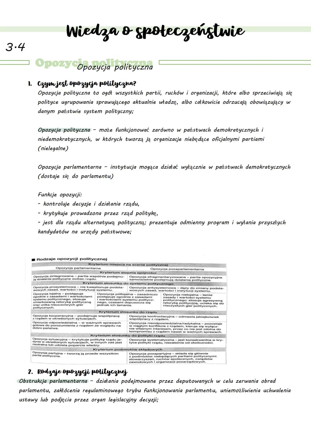 @olunia
# Systemy partyjne i wyborcze
1. Partie polityczne
Partia polityczna - dobrowolna organizacja dążąca do zdobycia lub utrzymania wł