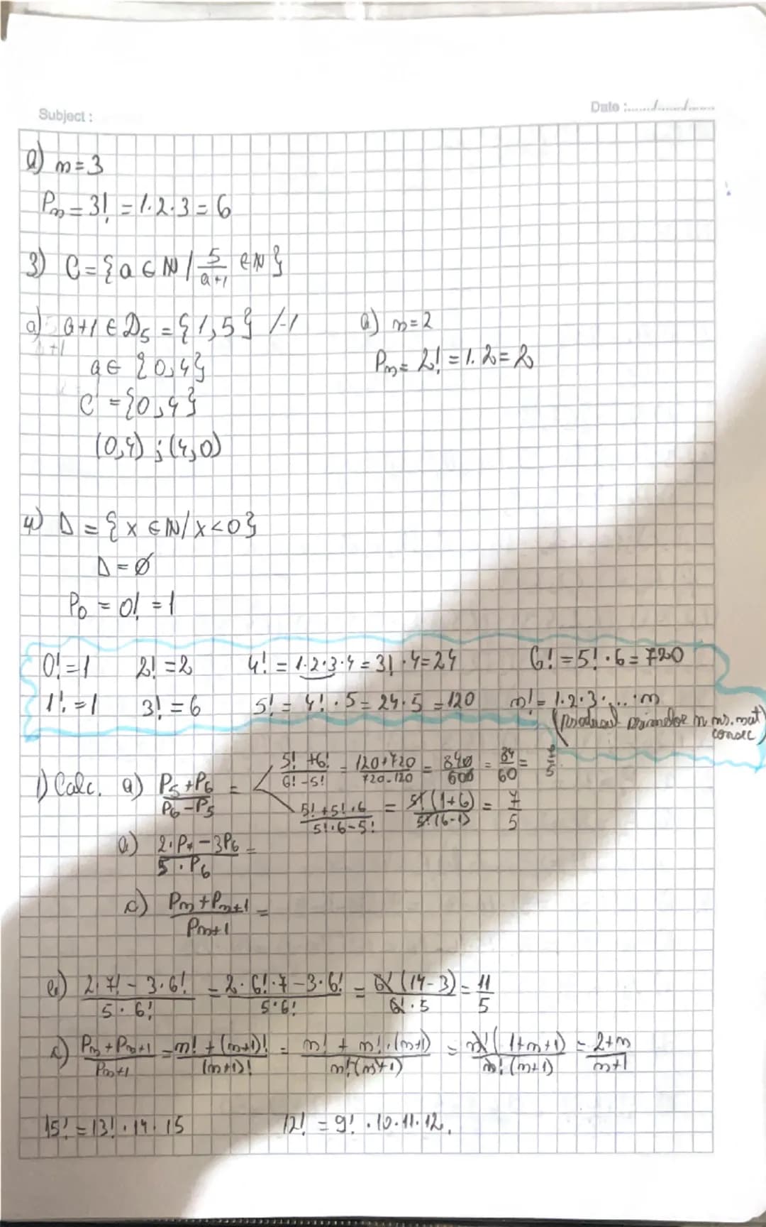 Subject: Lectia me. Fo: Combinatorica
Date:06/03/25
1. Permutari
A-multime
A-finita
A={a,b,c}
(a,b,c); (a,c,b); (b,a, c); (b, c,a); (e,