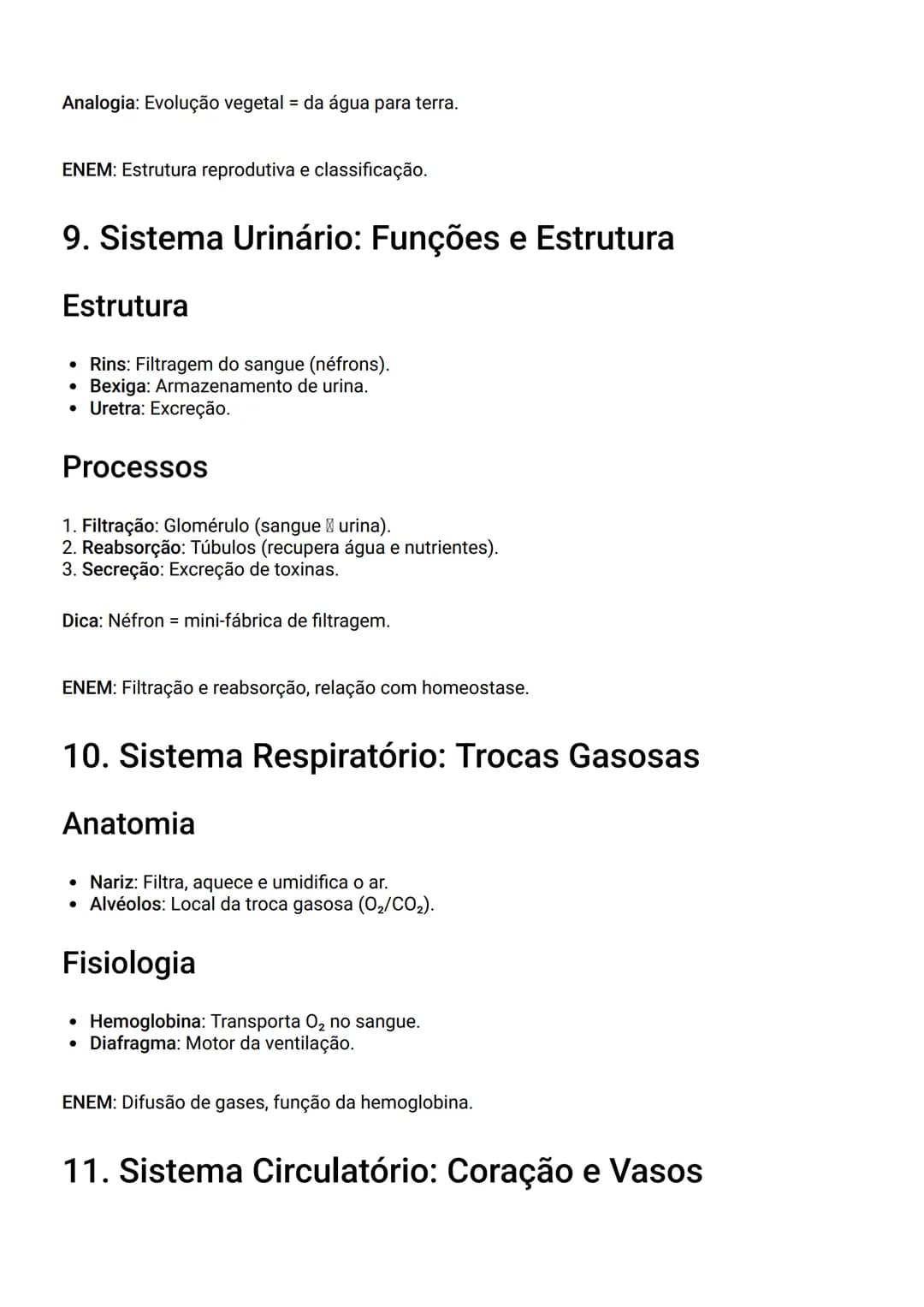 # Resumo de Biologia para ENEM - Versão
Melhorada
1. Ecologia: População, Comunidade e Ecossistema
Definições
* População: Grupo de ind