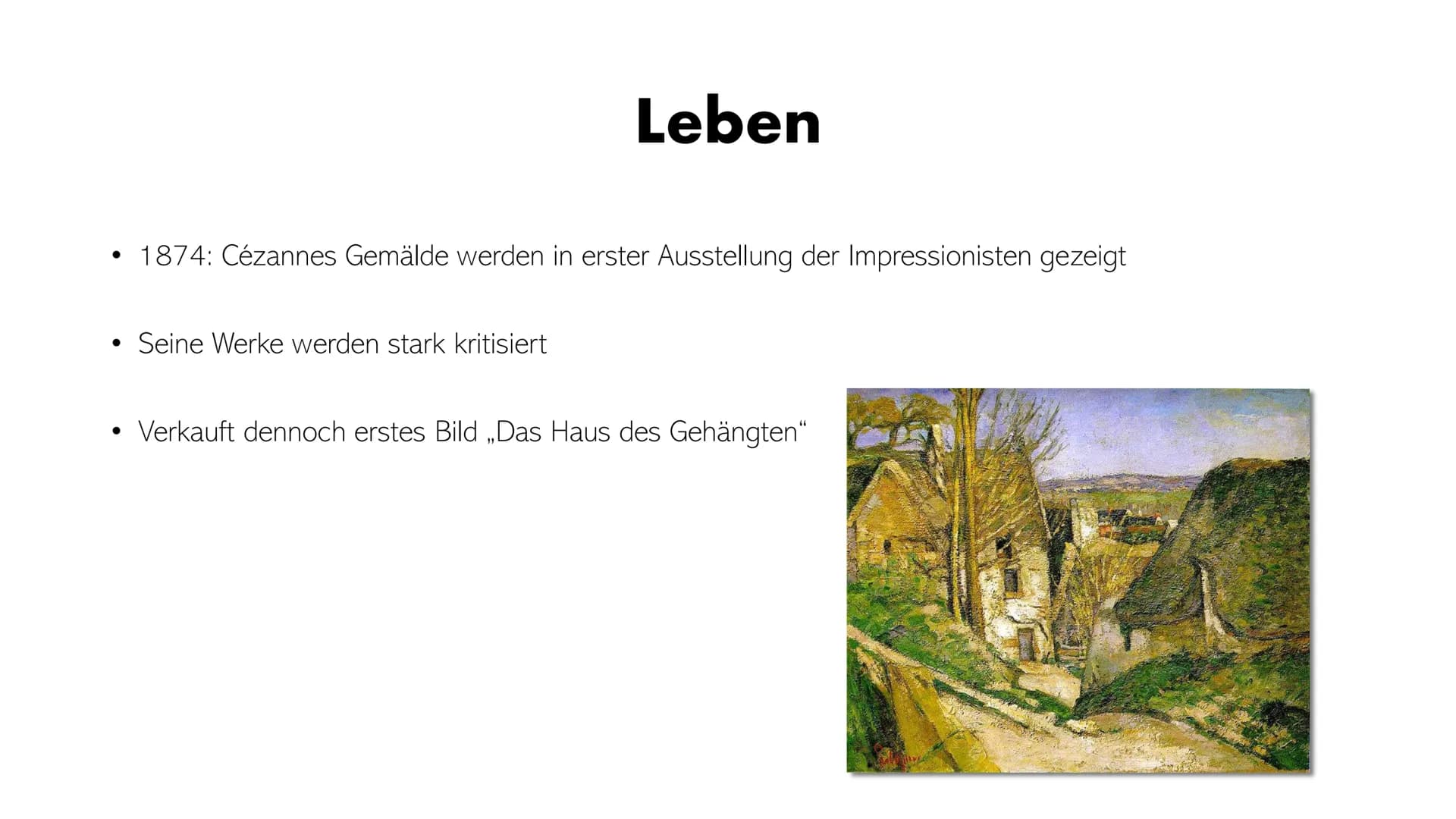 # Paul Cézanne
Ein „Vater der Moderne“ # Gliederung
- Allgemeine Informationen
- Cézannes Leben
- Gesamtwerk
- Werkvorstellung
- Bedeu
