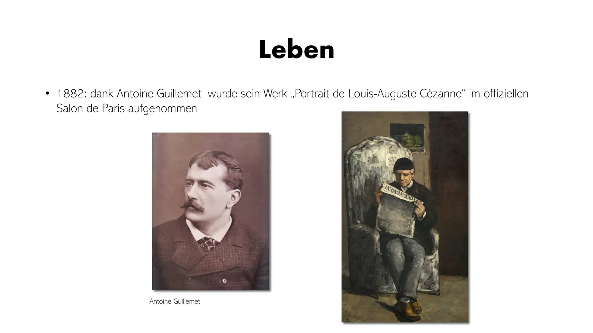# Paul Cézanne
Ein „Vater der Moderne“ # Gliederung
- Allgemeine Informationen
- Cézannes Leben
- Gesamtwerk
- Werkvorstellung
- Bedeu