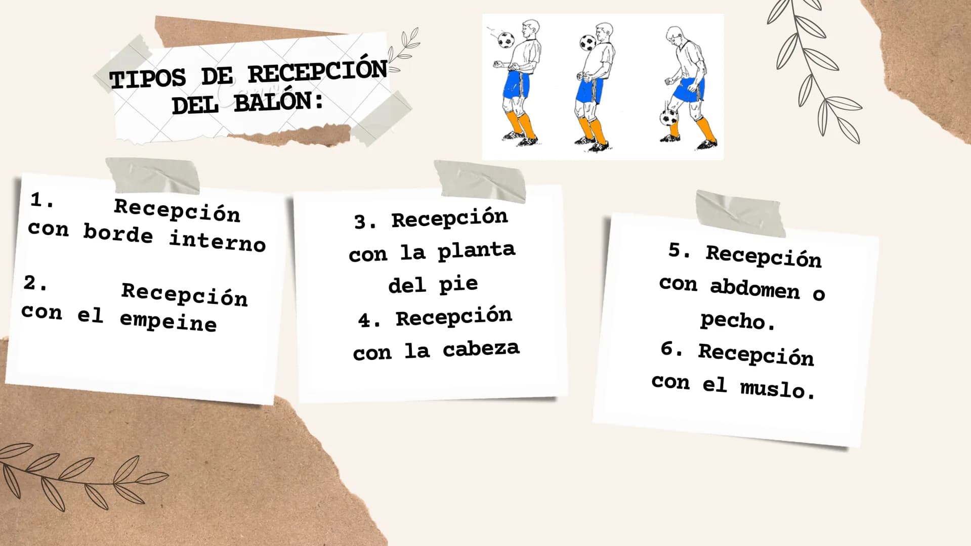 parada y recepción
del microfutbol # QUE ES LA
RECEPCION
Es una acción muy utilizada
durante un partido, con el
objetivo de recibir el
baló