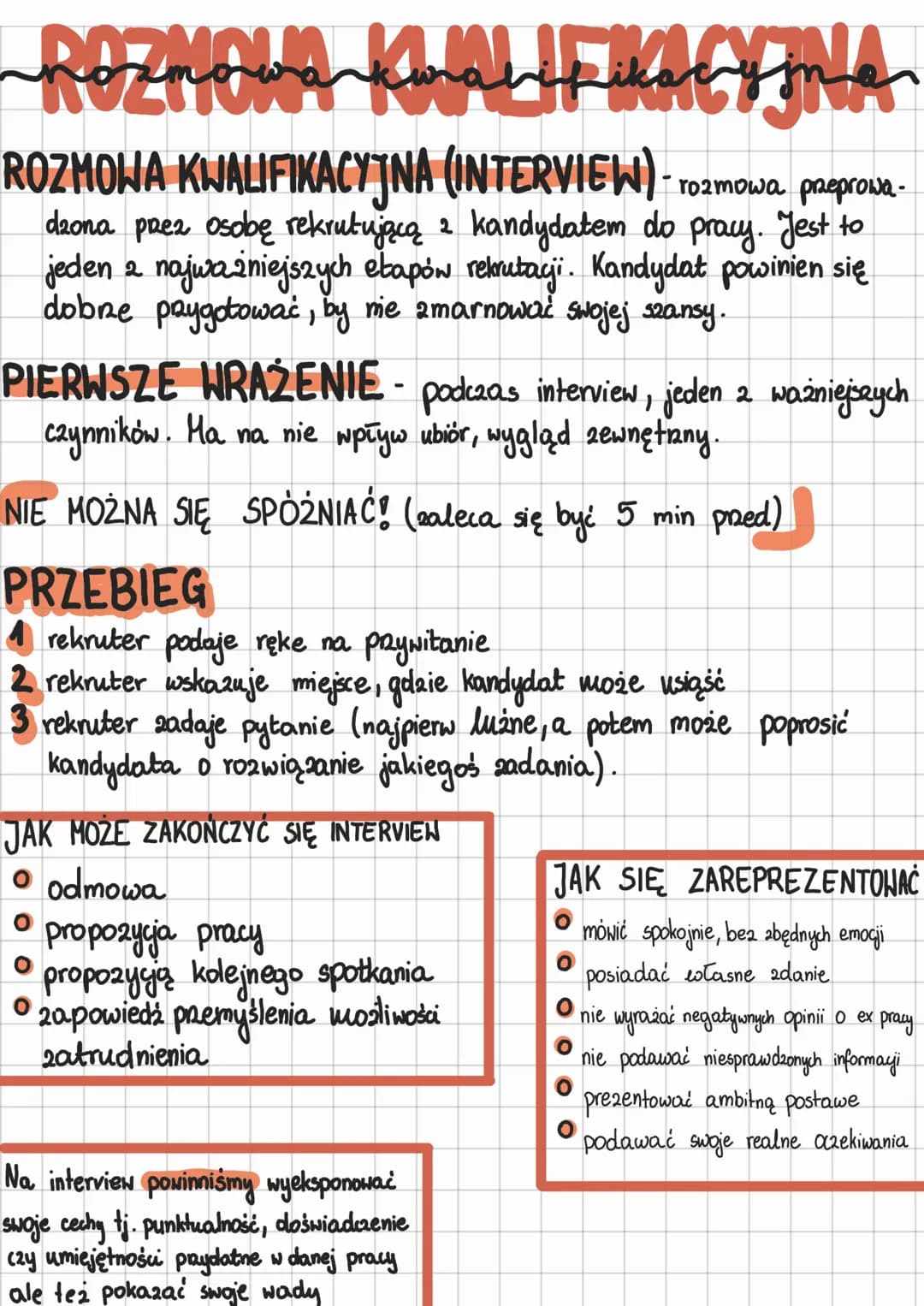 nozmowarkoravi
# ROZMOWA KWALIFIKACYJNA (INTERVIEW) - rozmowa preprowa-
dzona prez osobę rekrutującą 2 kandydatem do pracy. Jest to
jeden z