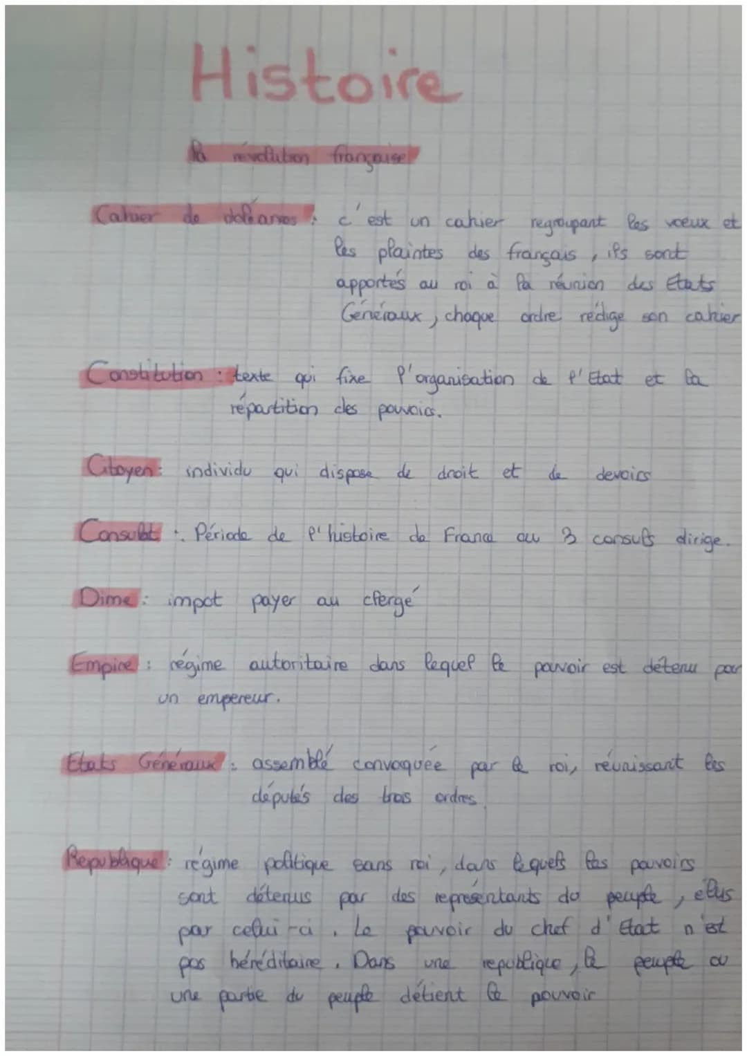 # Histoire
βα τενεθαίion française
Cahier de doléances c'est un cahier regroupant les voeux et
les plaintes des français, ils sont
apporté