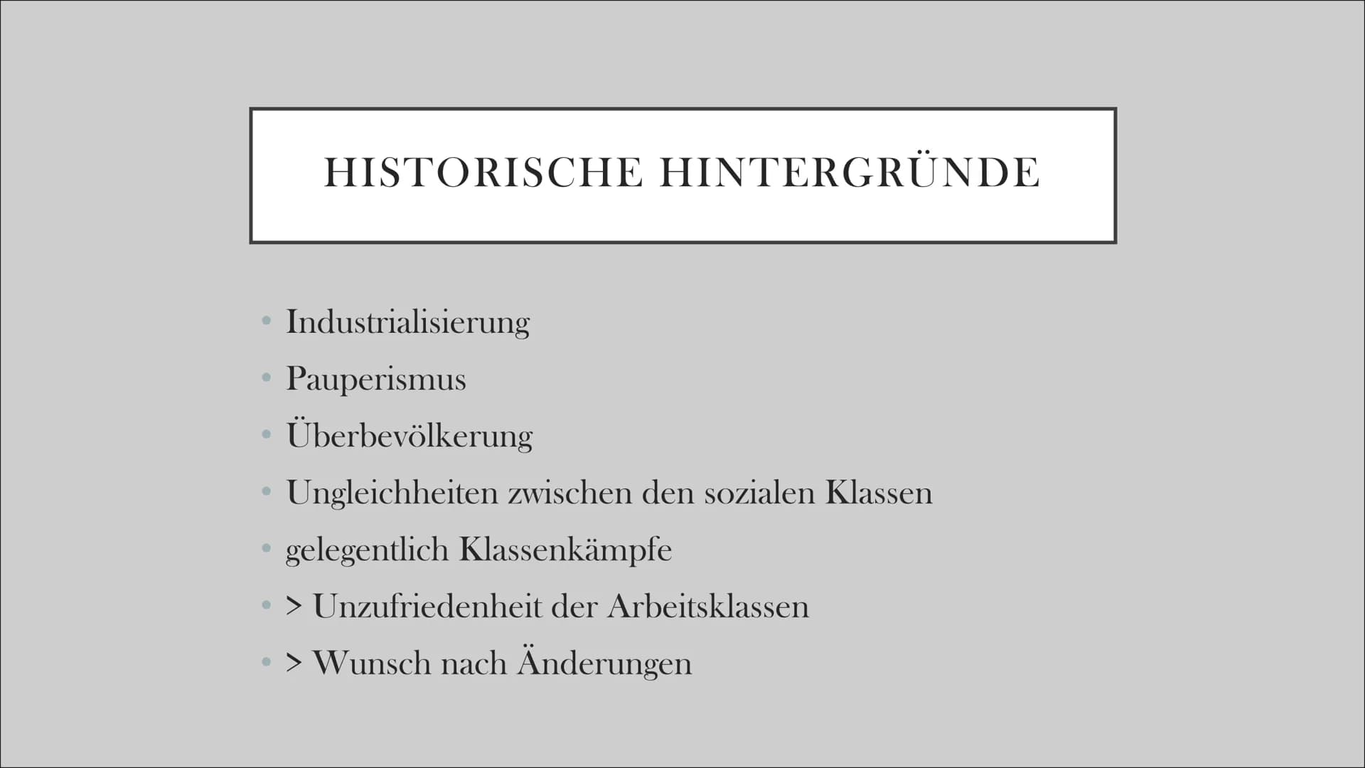 # KARL MARX
GESCHICHTLICHEN&BIOGRAFISCHEN HINTERGRUND
Emily
G1 eR GLIEDERUNG
• Biografie
• Lebenslauf
• Historischer Hintergrund
• Allge