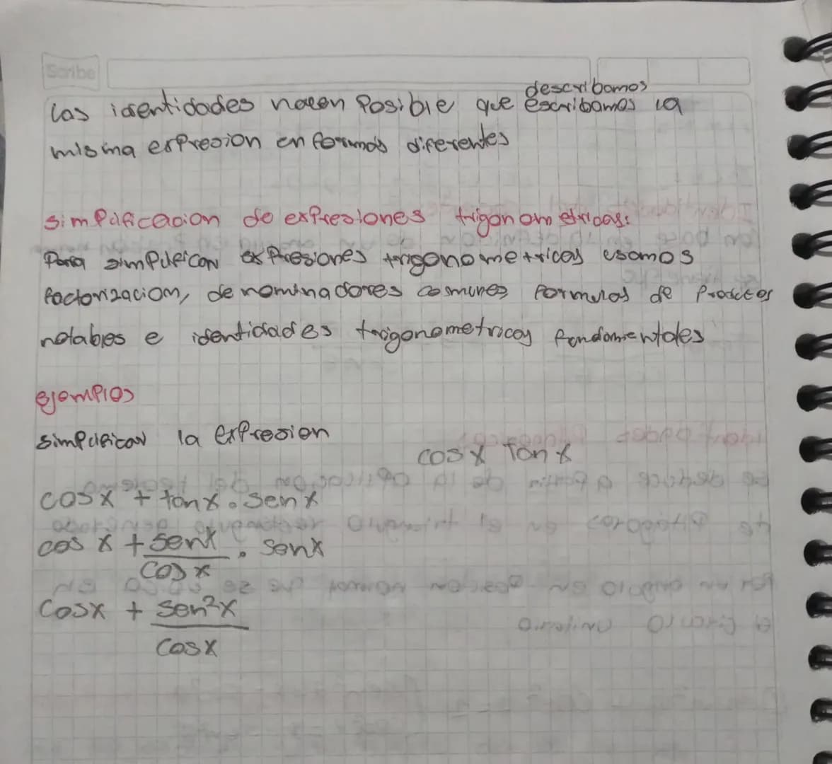 # I dentidades Trigonometri cas
Es una identidad en la que se establecen relaciones
usando funciones trigonometicas
identidades Trigonomet