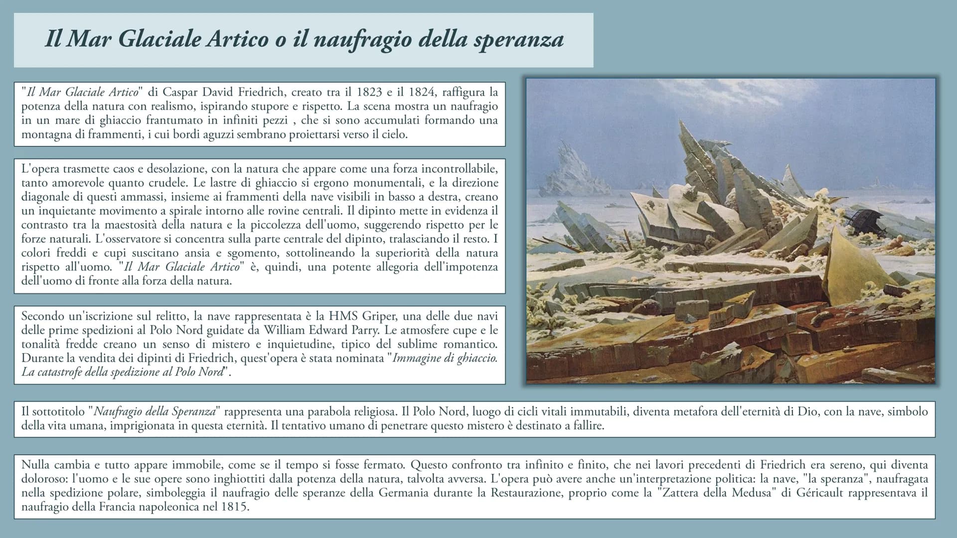 Caspar David Friedrich
«L'unica vera fonte dell'arte è il nostro cuore»
Caspar David Friedrich nasce il 5 settembre 1774 a Greifswald, una
