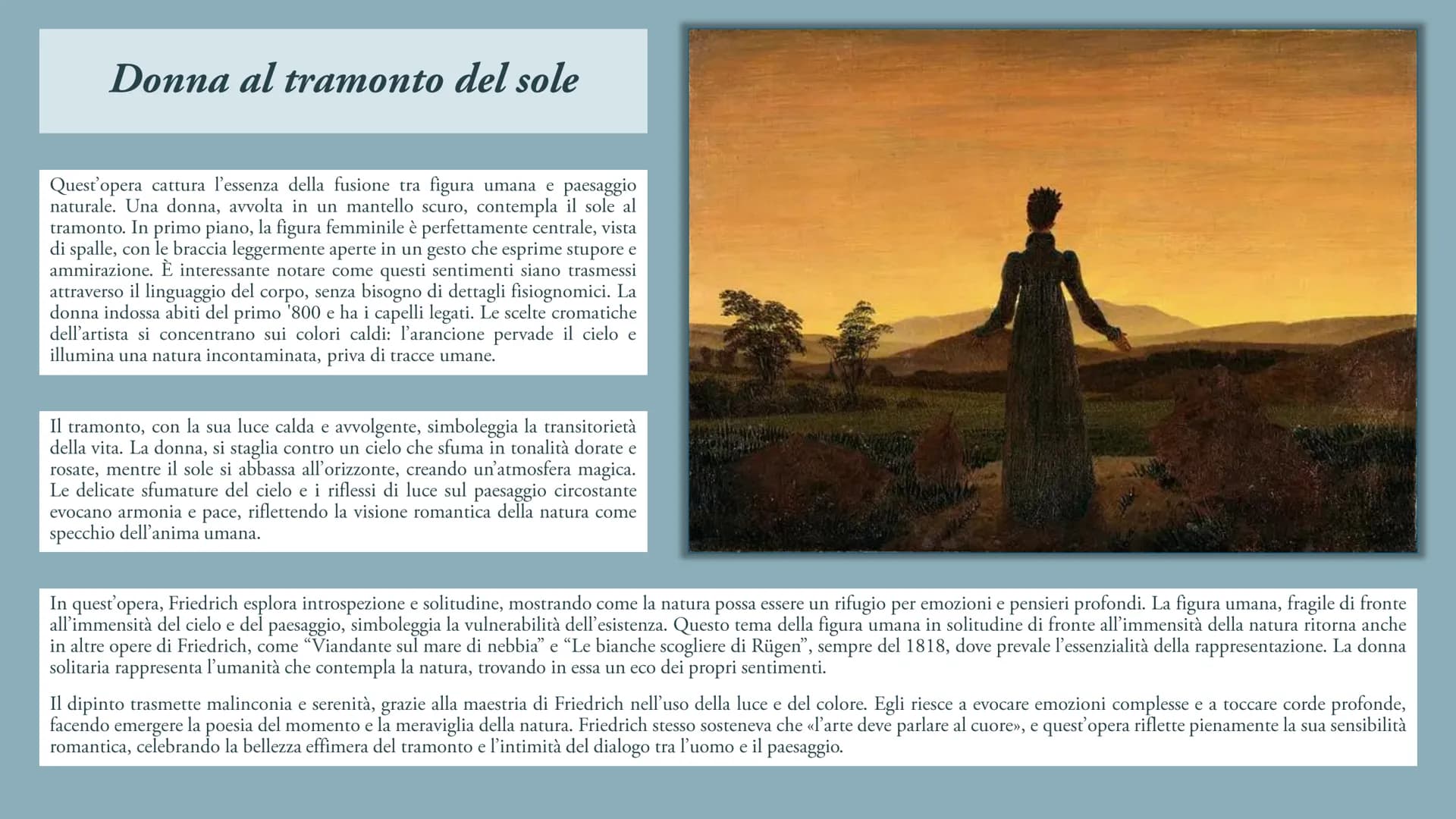 Caspar David Friedrich
«L'unica vera fonte dell'arte è il nostro cuore»
Caspar David Friedrich nasce il 5 settembre 1774 a Greifswald, una