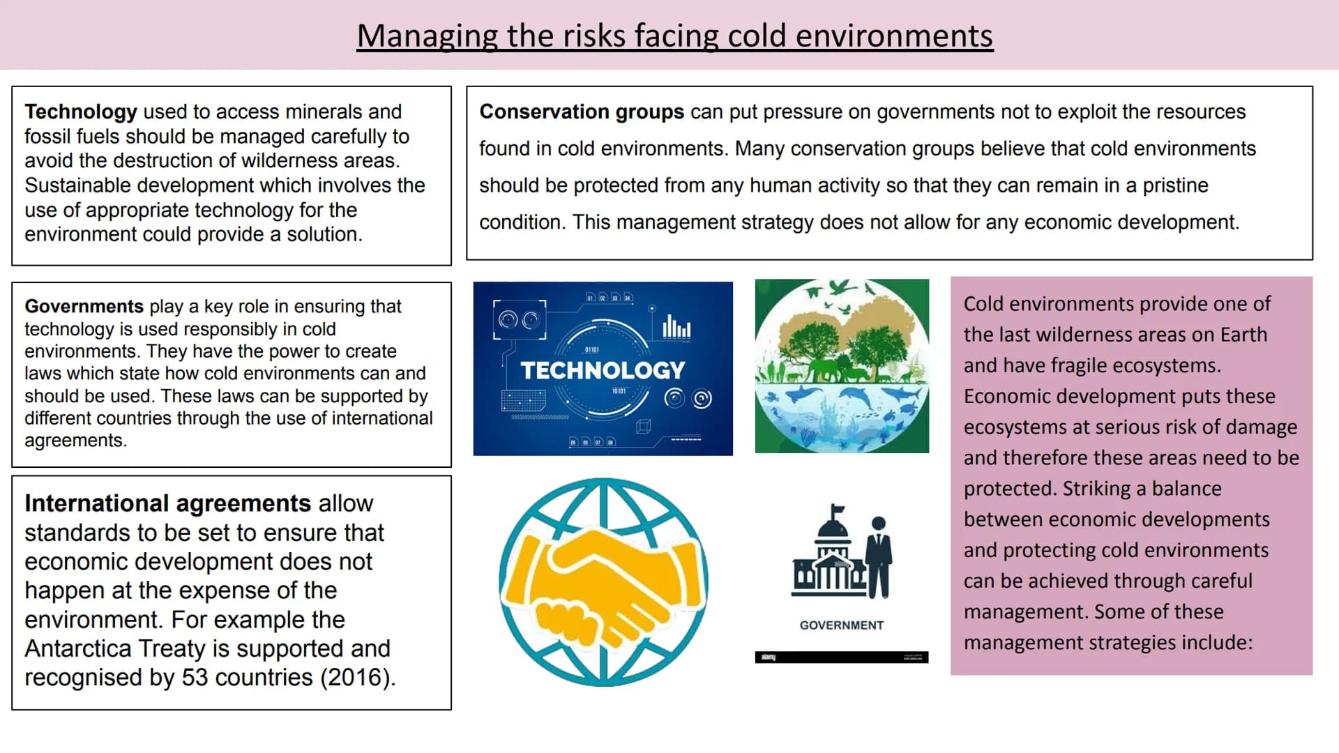 # ALASKA
&
COLD ENVIRONMENTS # Cold Environments
Cold environments are an important ecosystem with distinct characteristics and
adaptatio
