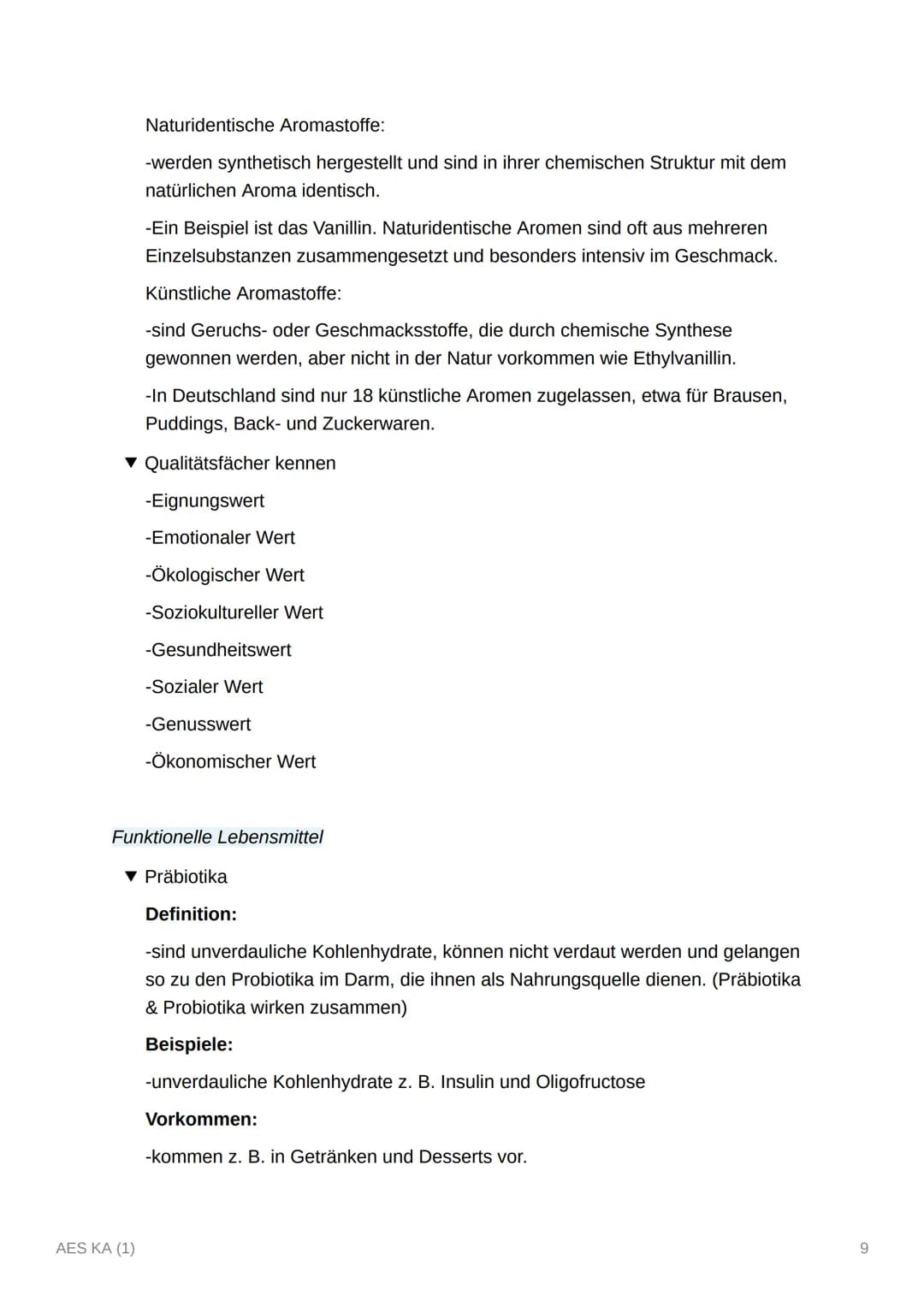 AES KA (1)
Ernährungstrends
▼ Definition
Mit dem Begriff Ernährungstrends werden neuartige Tendenzen im
Ernährungsverhalten von Bevölkeru