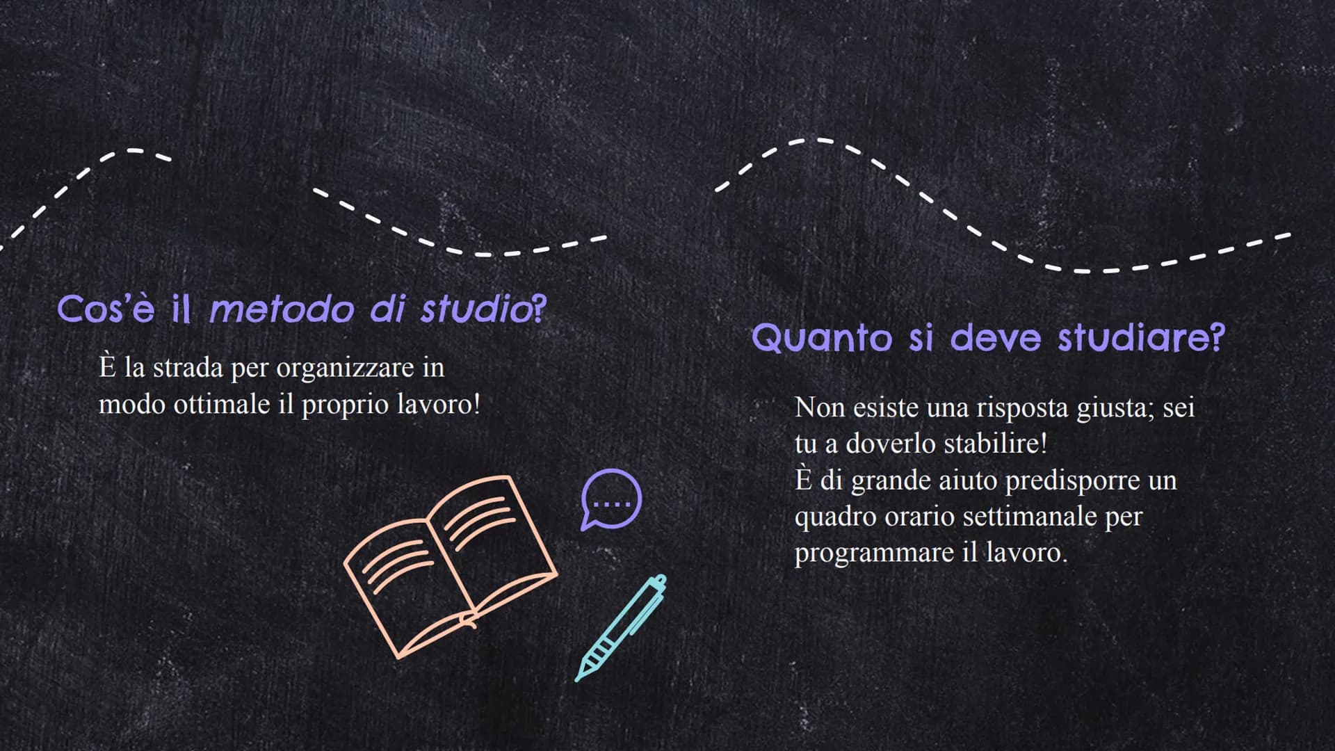 Lezioni di metodo
di studio
A.S. 2022/'23
Prof.ssa Chiara Bassanelli Cos'è il metodo di studio?
È la strada per organizzare in
modo ottim