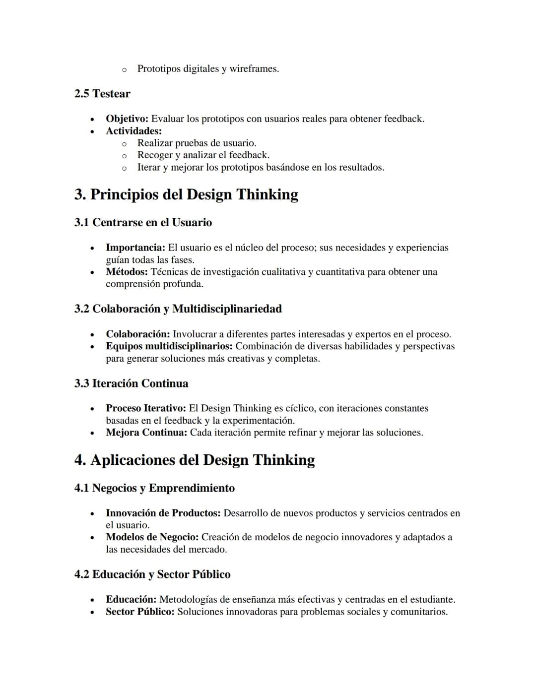 # Design Thinking
APUNTES//
1. Introducción
* Definición: Metodología centrada en el usuario para resolver problemas complejos
de forma