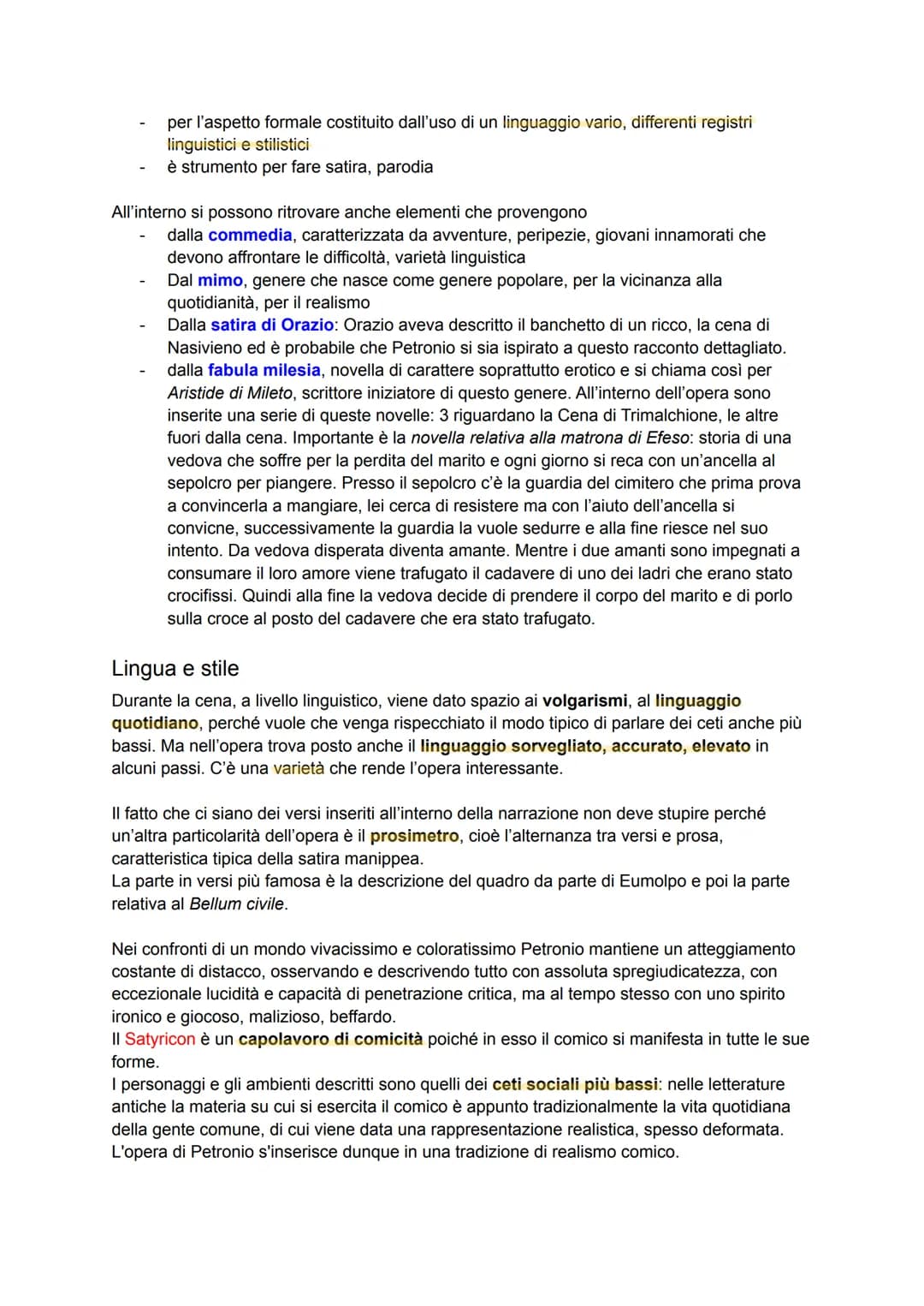 # Vita
Le incertezze e i dubbi riguardanti il Satyricon nascono anche dalla difficile identificazione di
Petronio. Per molto tempo, infatti