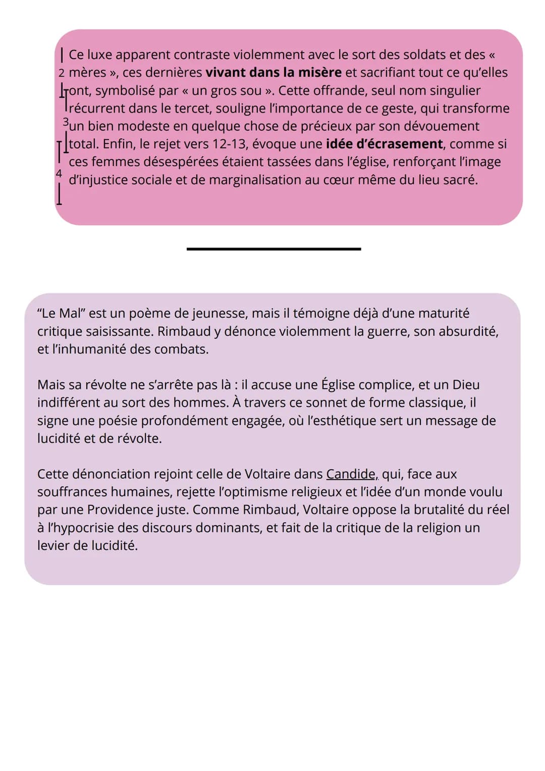 Le Mal
Une
dénonciation
de la Guerre
et de
l'absurdité du
pouvoir
-A
-B
-C
Tandis que les crachats rouges de la mitraille
Sifflent tout le