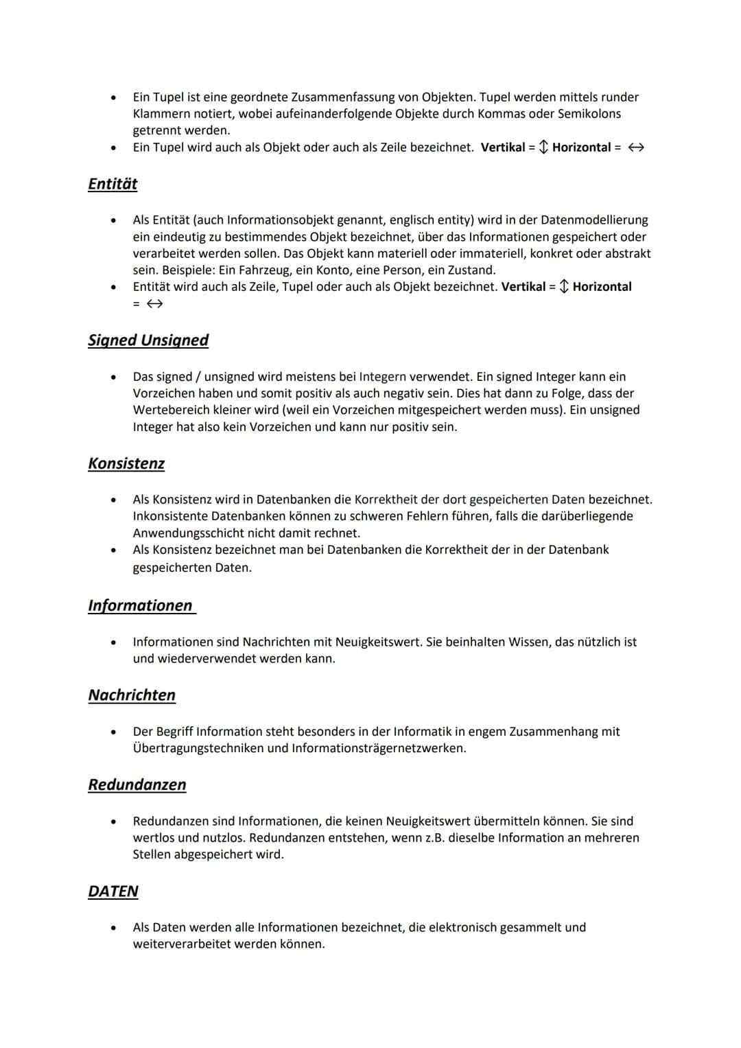 # Beziehungen - Datenbank
## 1:1 Beziehung in relationalen Datenbanken
In einer "Eins-zu-Eins" -Beziehung in einer relationalen Datenbank