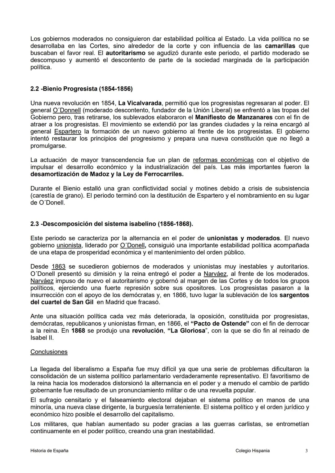# 9. REVOLUCIÓN LIBERAL EN EL REINADO DE ISABEL II. CARLISMO Y GUERRA CIVIL.
CONSTRUCCIÓN Y EVOLUCIÓN DEL ESTADO LIBERAL.
Introducción
Dur