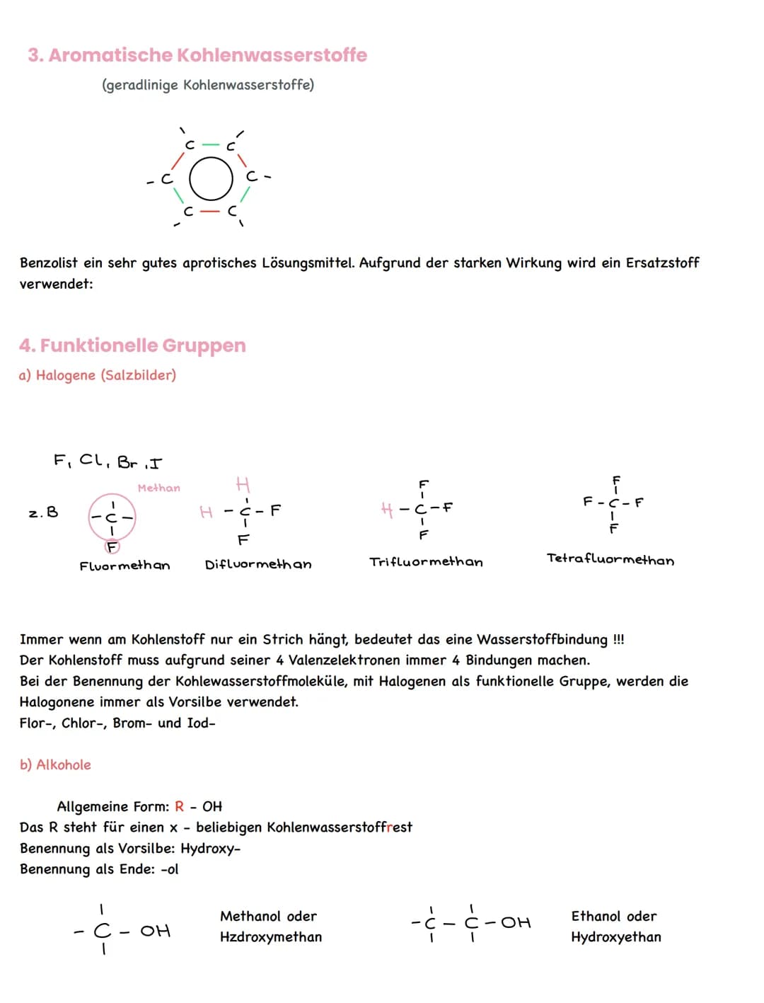 # Organische Chemie
Die organische Chemie ist die Chemie des Kohlenstoffs. Die Besonderheit des Kohlenstoffs ist, dass
er quasi unendlich o