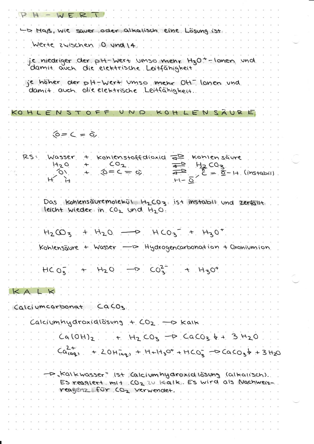 # Chemie
LKALISCHE LÖSUNGEN, LAUGEN, BASE N
Saure Lösungen
- färben Universalindikator
gelb bis rot. (pH-07)
- leiten den elektrischen S