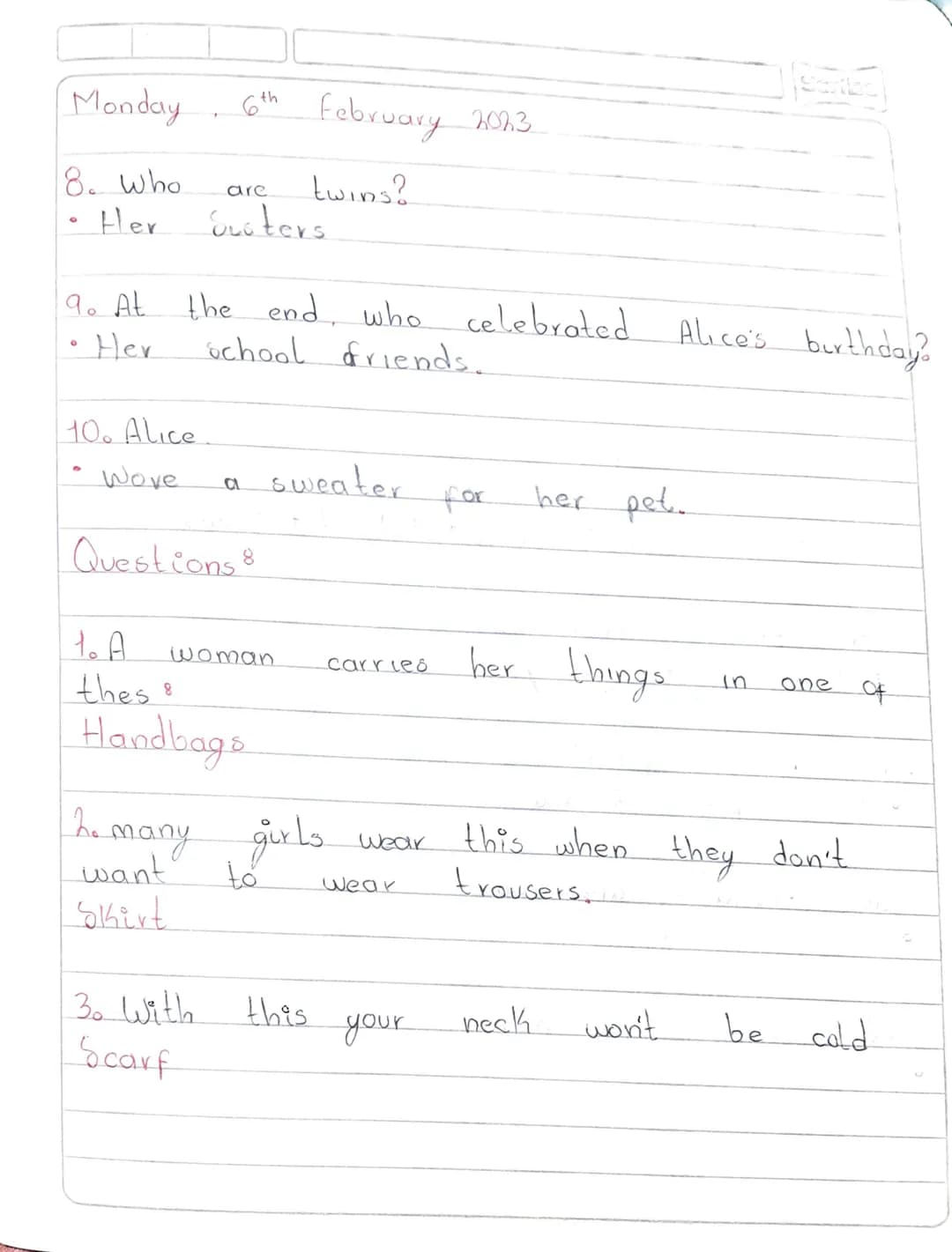 Scribe
Subject verb to be.
I --------> am
you -------->
She
he --------> is Was
they -------->
We --------> ave Were
you -------->
it -