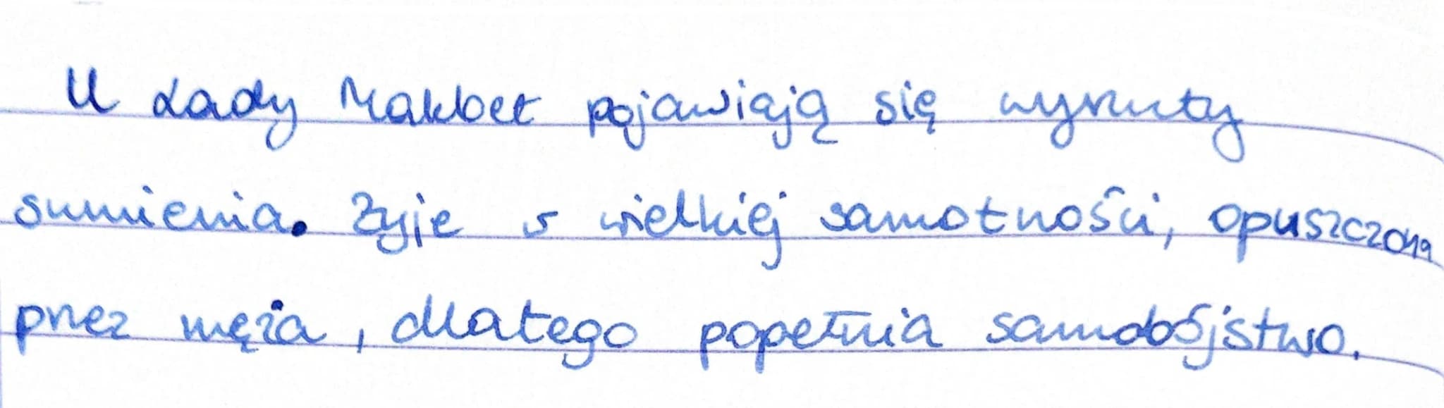 Lekja
Temat: Charakterystyka Lady Makbet.
Nie ma informagi o imienie, na wieku, wyglądrie
Charakter
| Lady wa początku | Lady po vování