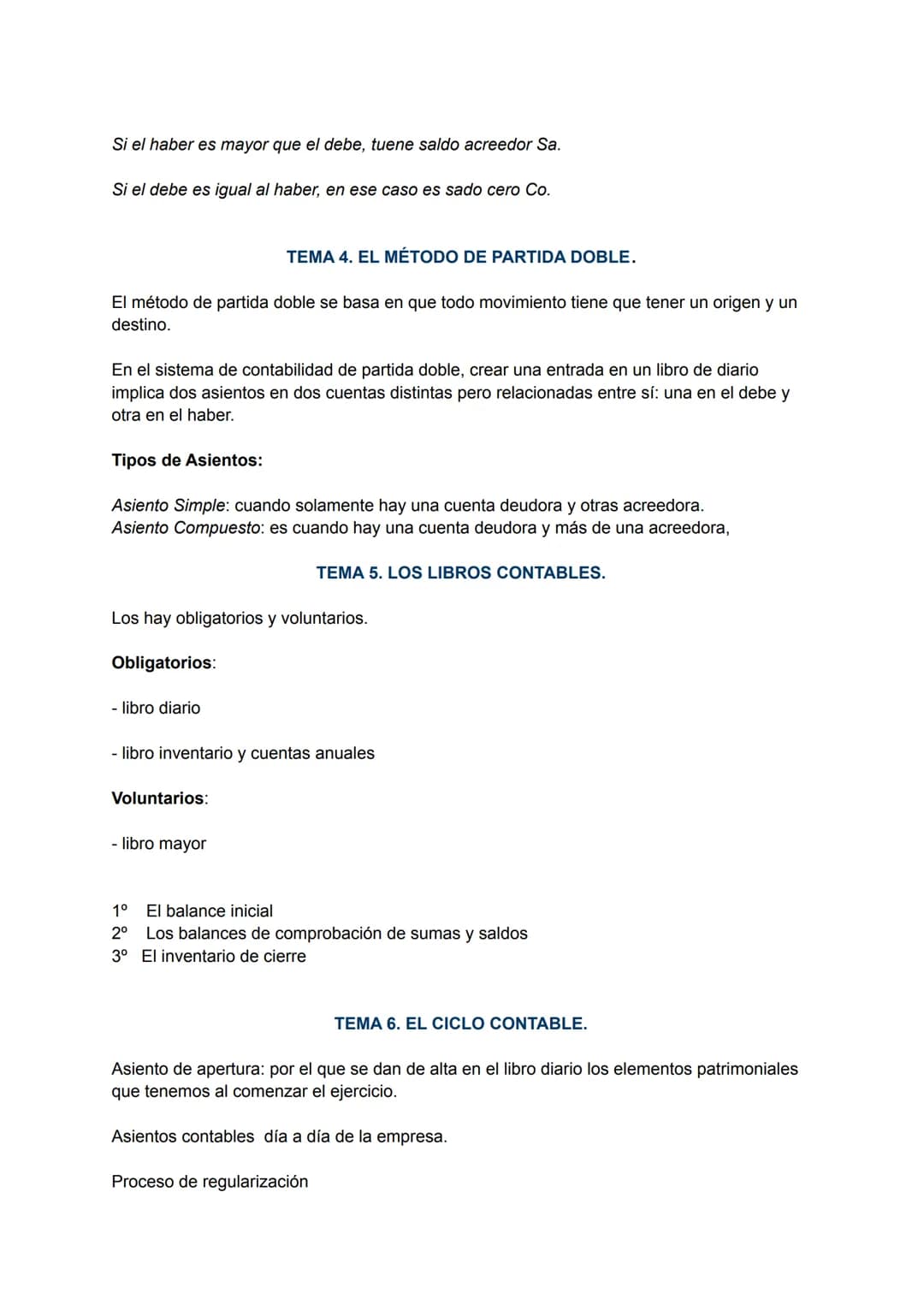 # CONTABILIDAD
TEMA 1. CONCEPTOS INICIALES.
La contabilidad se encarga de estudiar, medir, analizar y registrar el patrimonio de las
organ