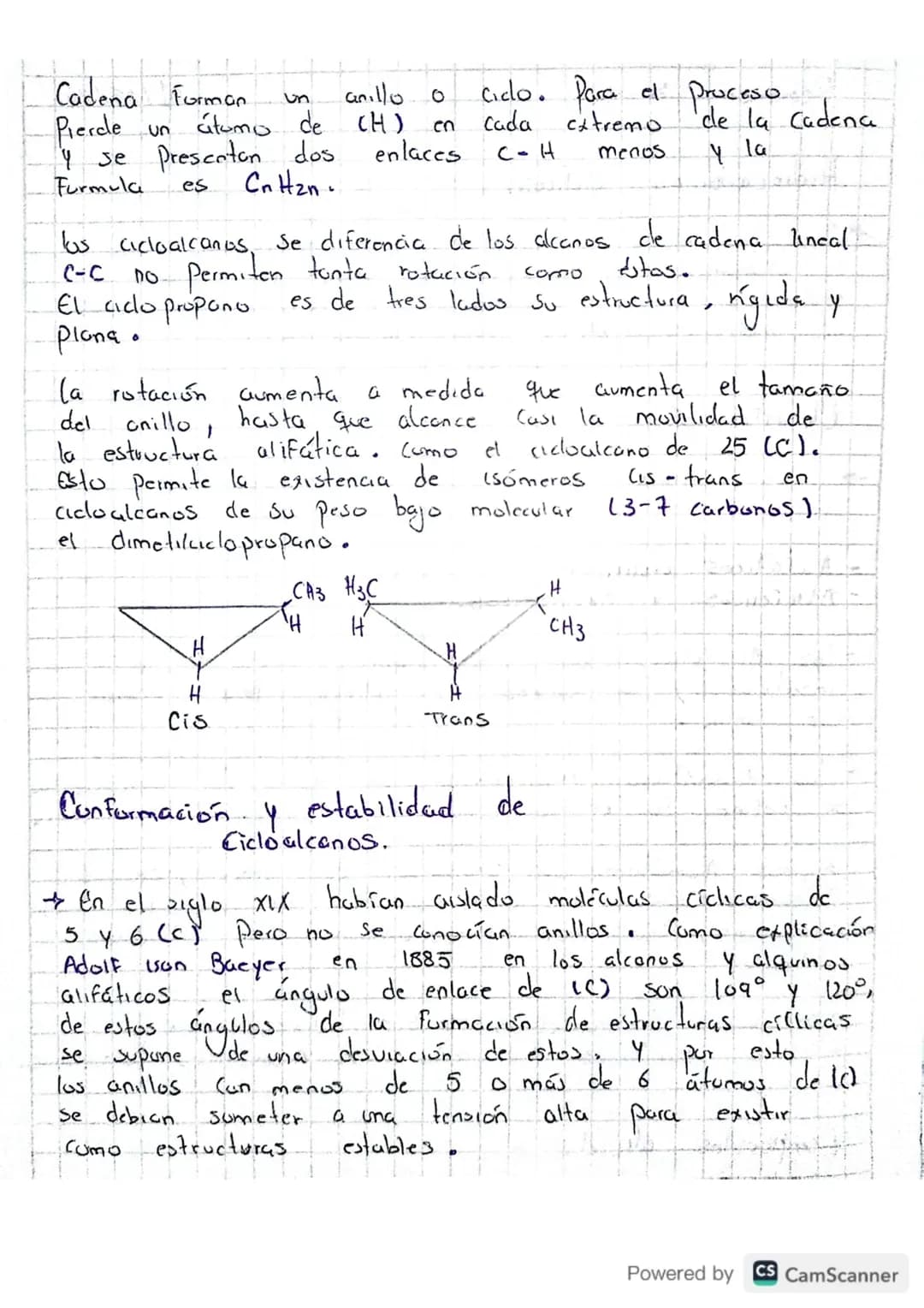 # Hidrocarburos ciclicos.
* los Propiedades,
* la Presencia de
Brómaticas
Se Idacionan
con
* moléculas tienen Confurmación
compuestos