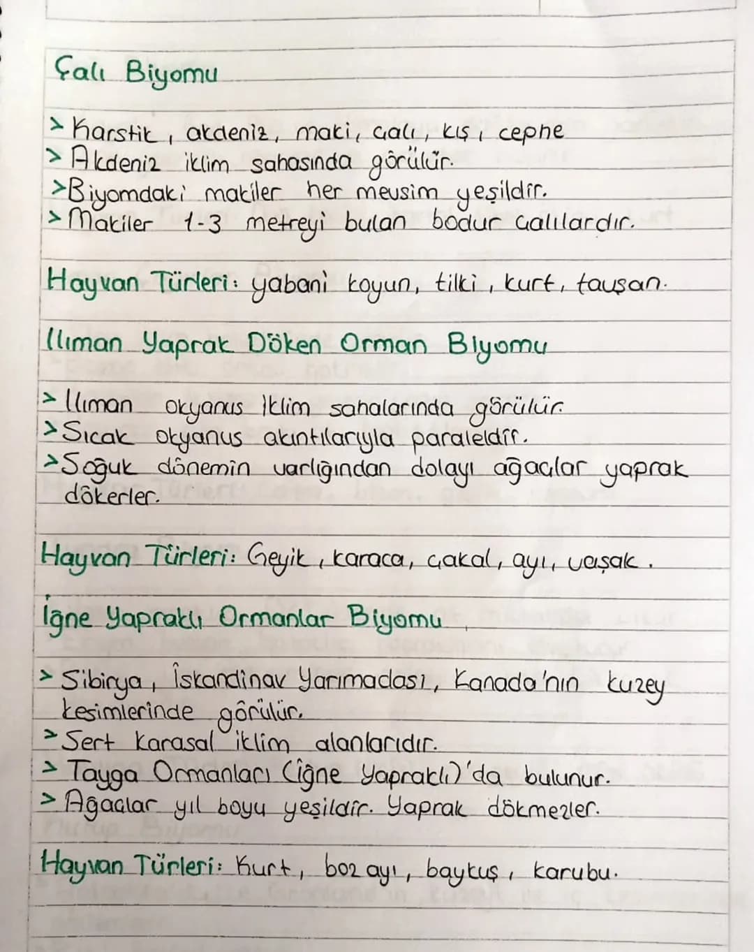 # BİYOMLAR
Tropikal Yagmur Omanları Biyomu
> Amazon havzası, kongo hauzası, Endonezya ve
Geuresinde görülür.
>Her meusim yağışlı ve sıcak
