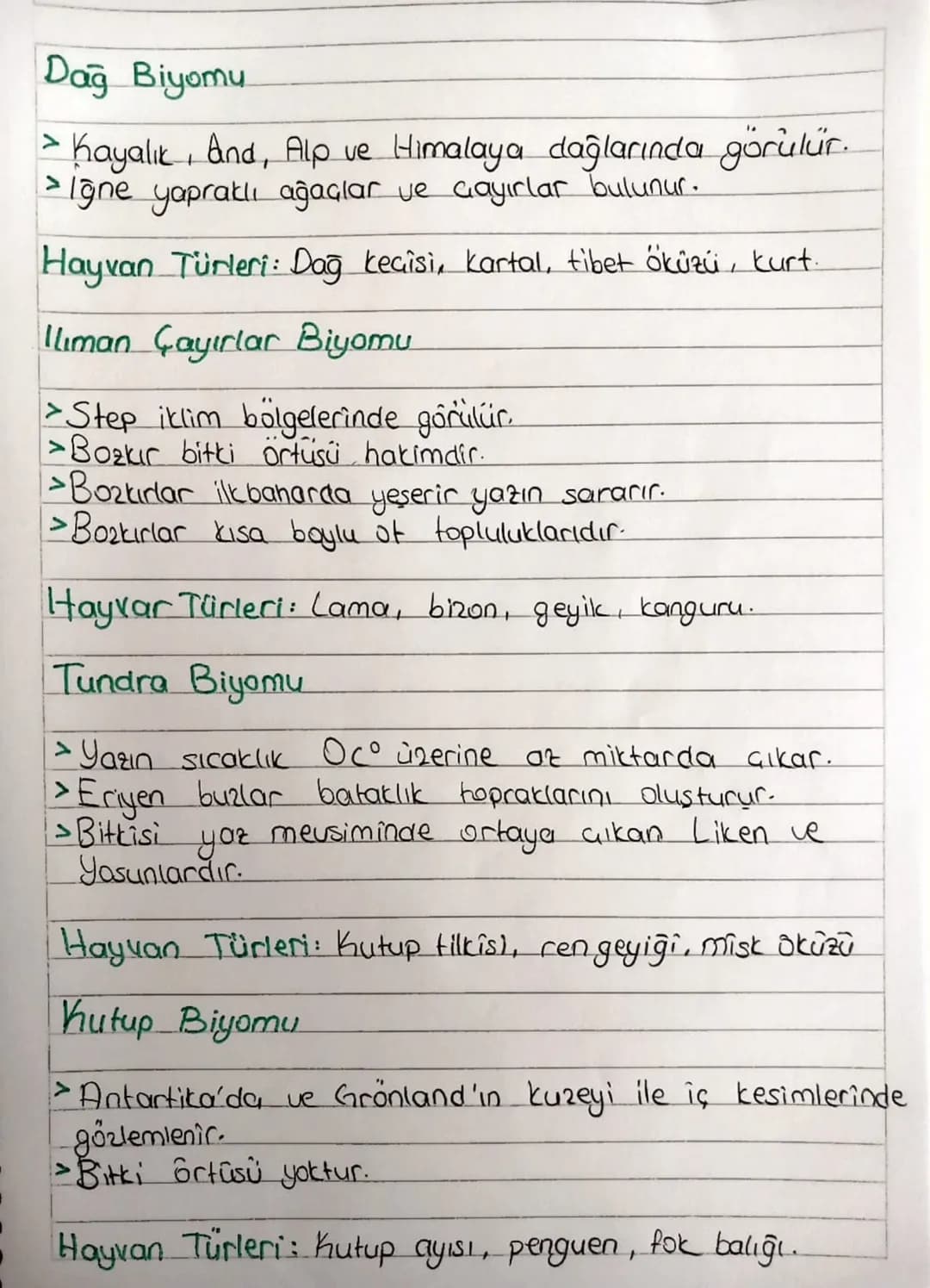 # BİYOMLAR
Tropikal Yagmur Omanları Biyomu
> Amazon havzası, kongo hauzası, Endonezya ve
Geuresinde görülür.
>Her meusim yağışlı ve sıcak