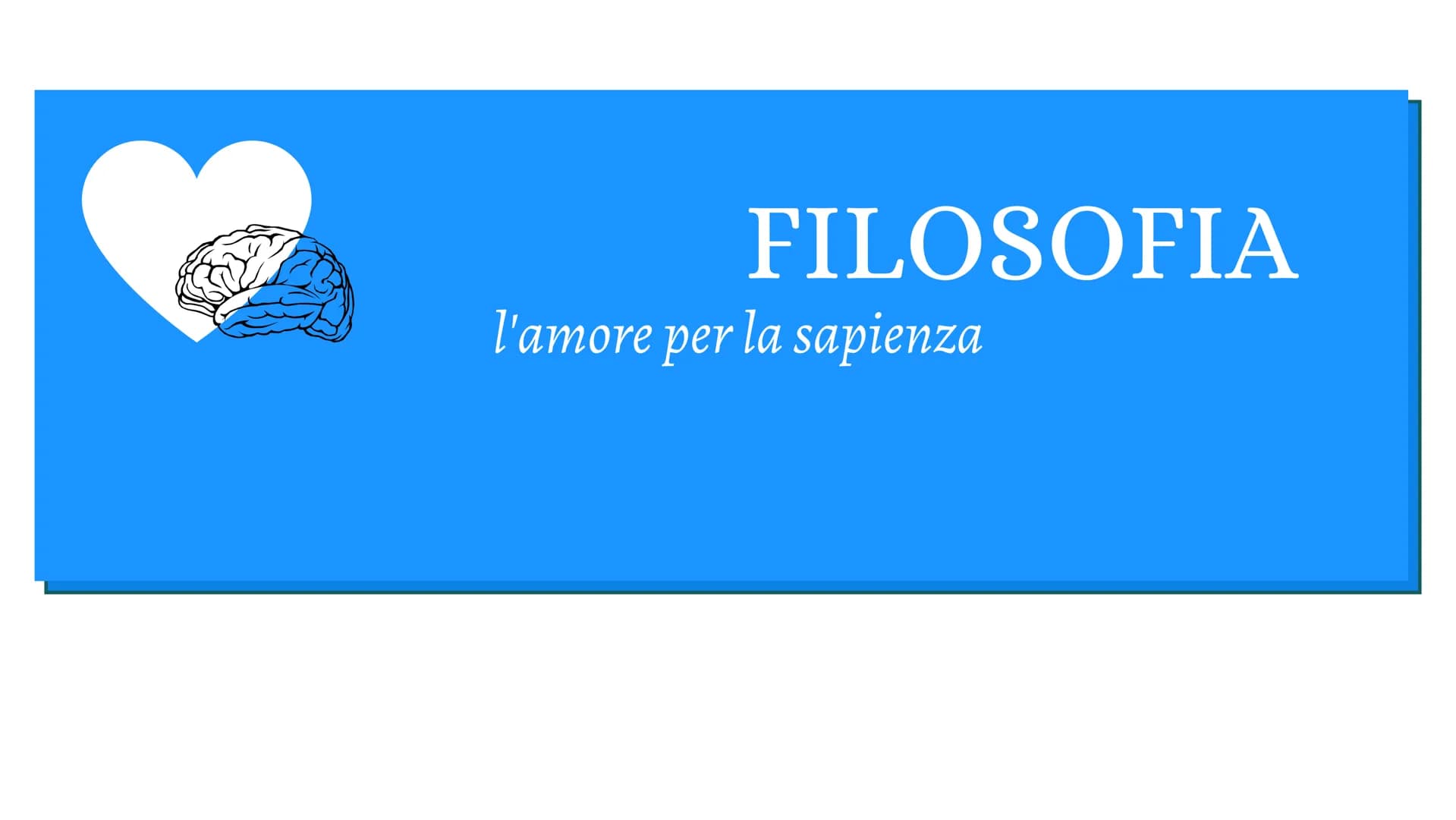 # FILOSOFIA
l'amore per la sapienza # NASCITA DELLA FILOSOFIA
TALIA
ILLIRIA
* Città della Grecia
* Principali colonie greche
* Ter