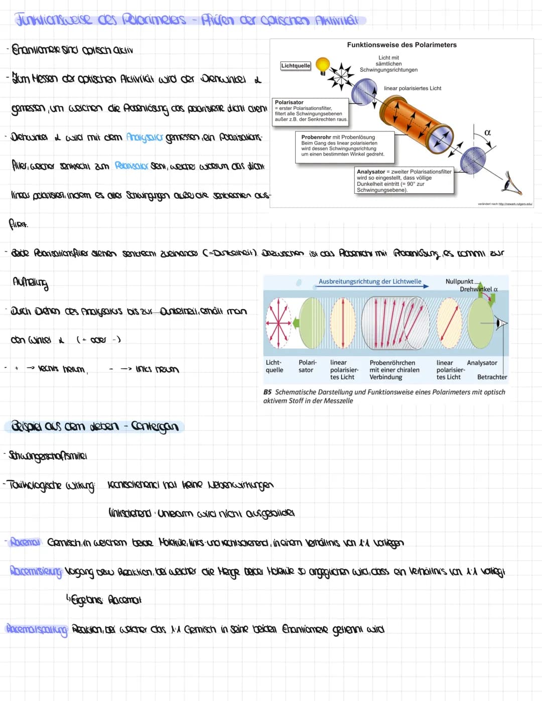 # Chemie-Klausur Nr. 2 am 22.Μαί 2023
11.5 Spiegelbildisomerie und optische Aktivität
- Chiralität wenn sich zwei Holekive nicht cluich Di