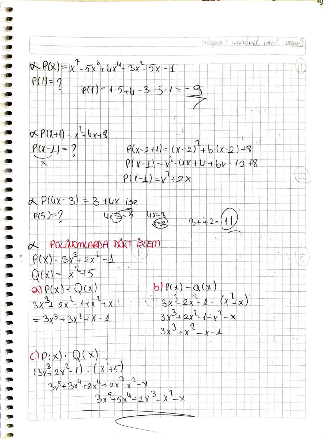 # Polinomlar "Ünite 3"
f(x)=x²-2x+1
Polinom
P(x) = x2 2x+1 Kuvvetler doğal sayı
P(x)=5x-4x4-3x32x²+1x°
call me friend but keep me closer