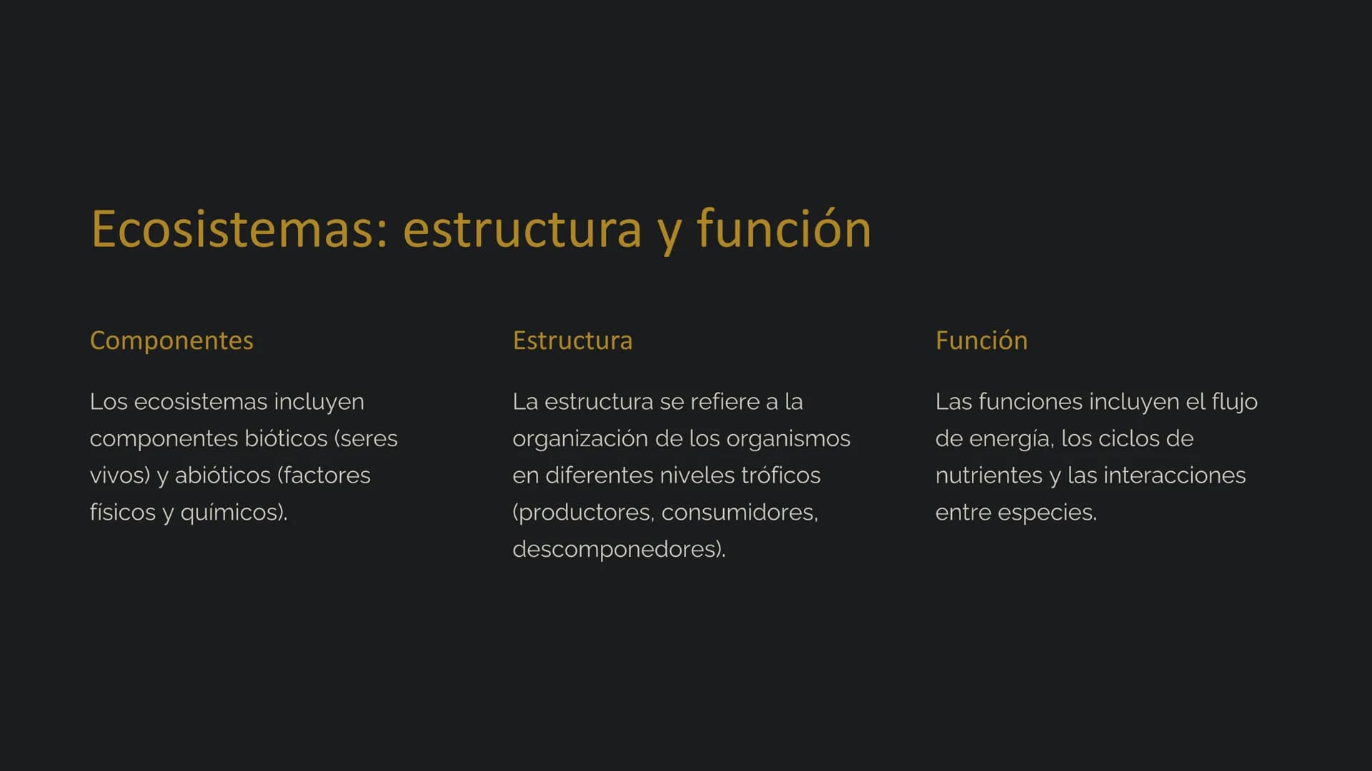 # la Ecología
La ecología es el estudio de las relaciones entre los
organismos y su entorno. Examina cómo interactúan los seres
vivos entre